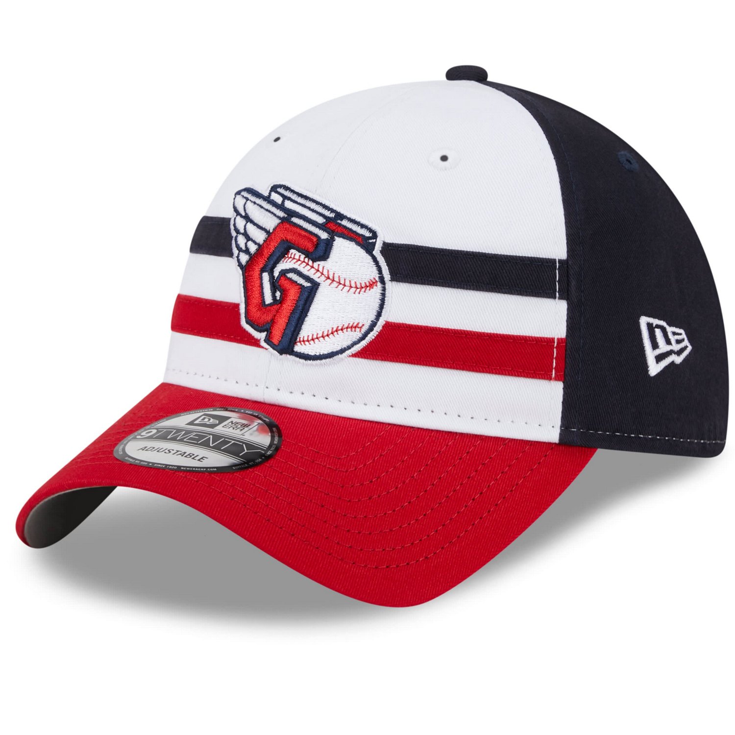 New Era Cleveland Guardians 2024 Batting Practice 9TWENTY Adjustable Hat - view number 1