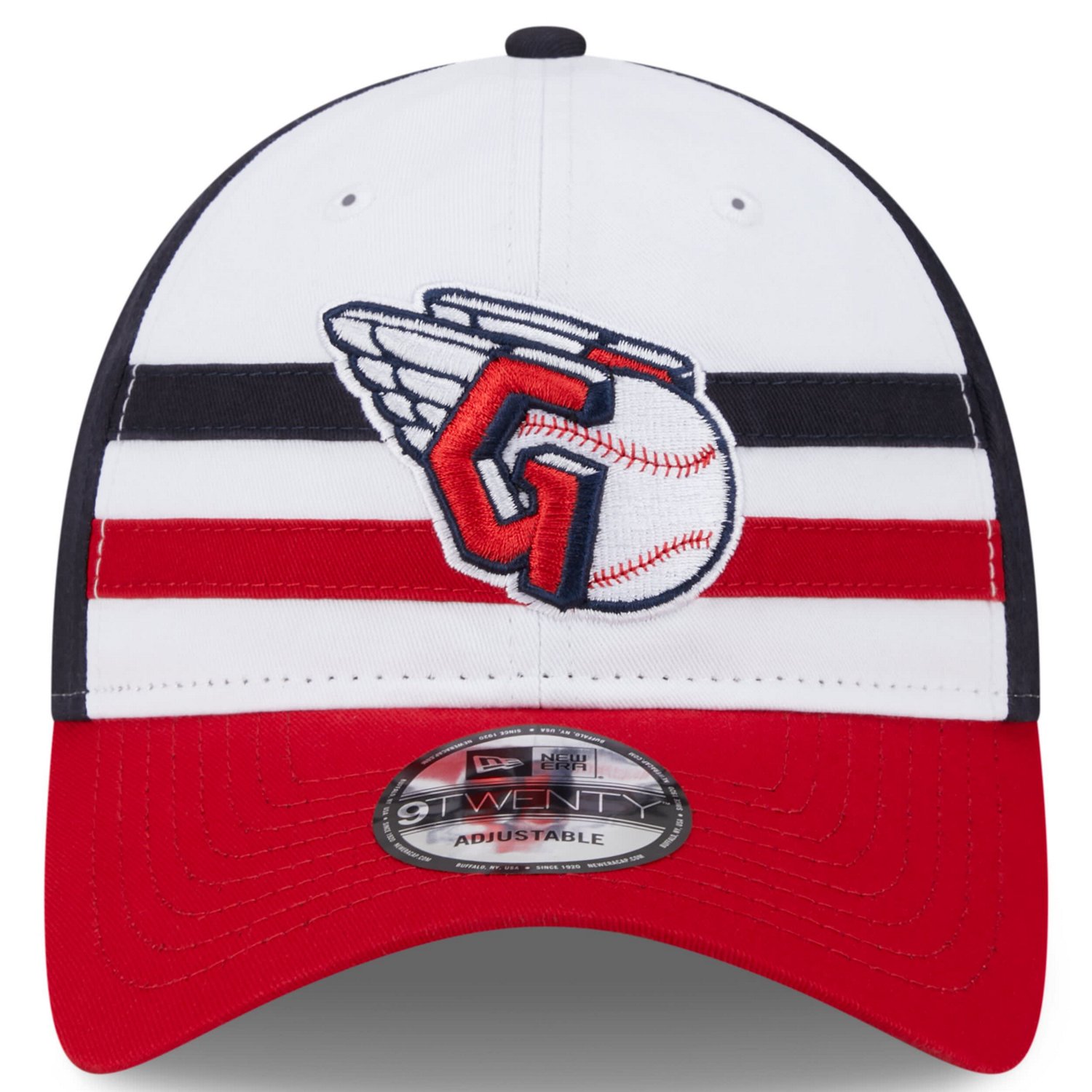 New Era Cleveland Guardians 2024 Batting Practice 9TWENTY Adjustable Hat - view number 2