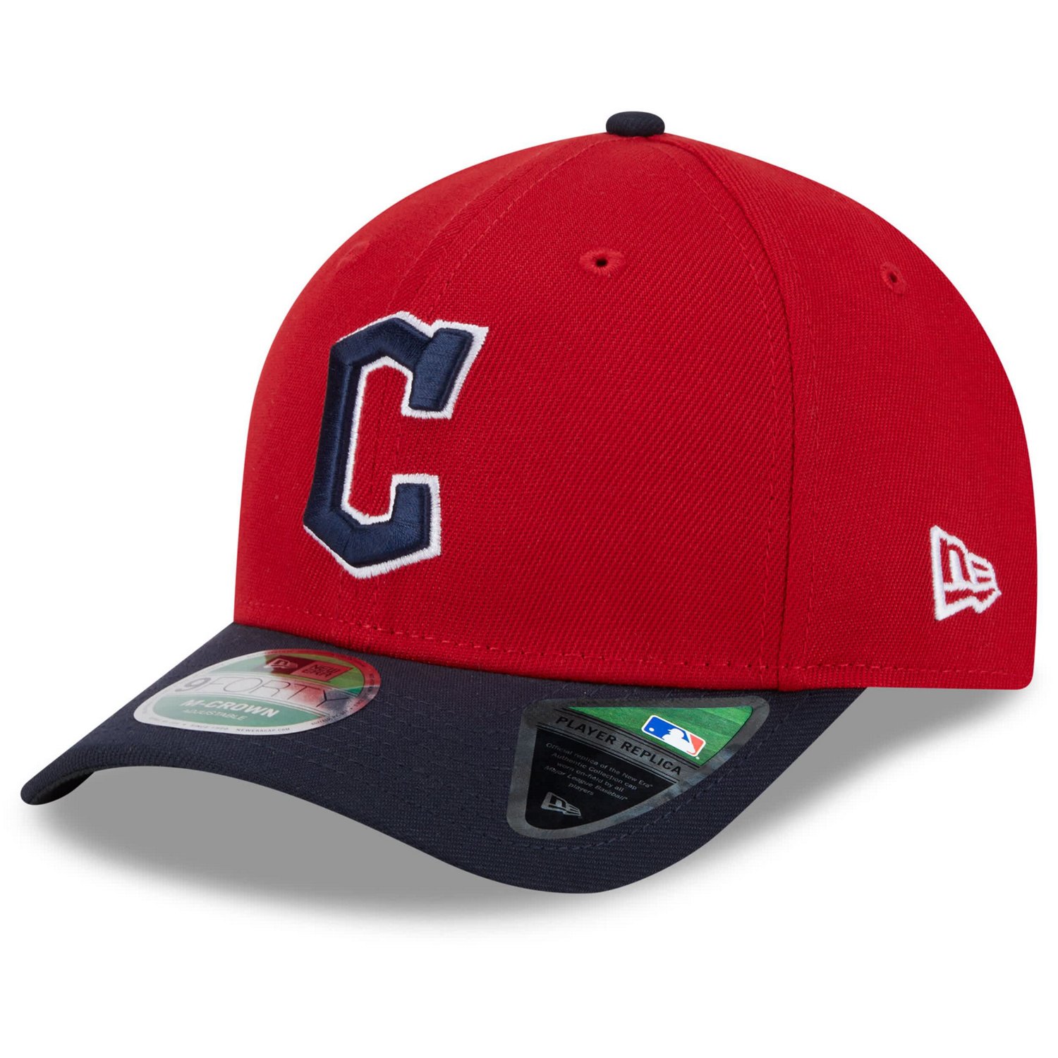 New Era Cleveland Guardians 2025 MLB Postseason Side Patch 9FORTY Adjustable Hat - view number 3