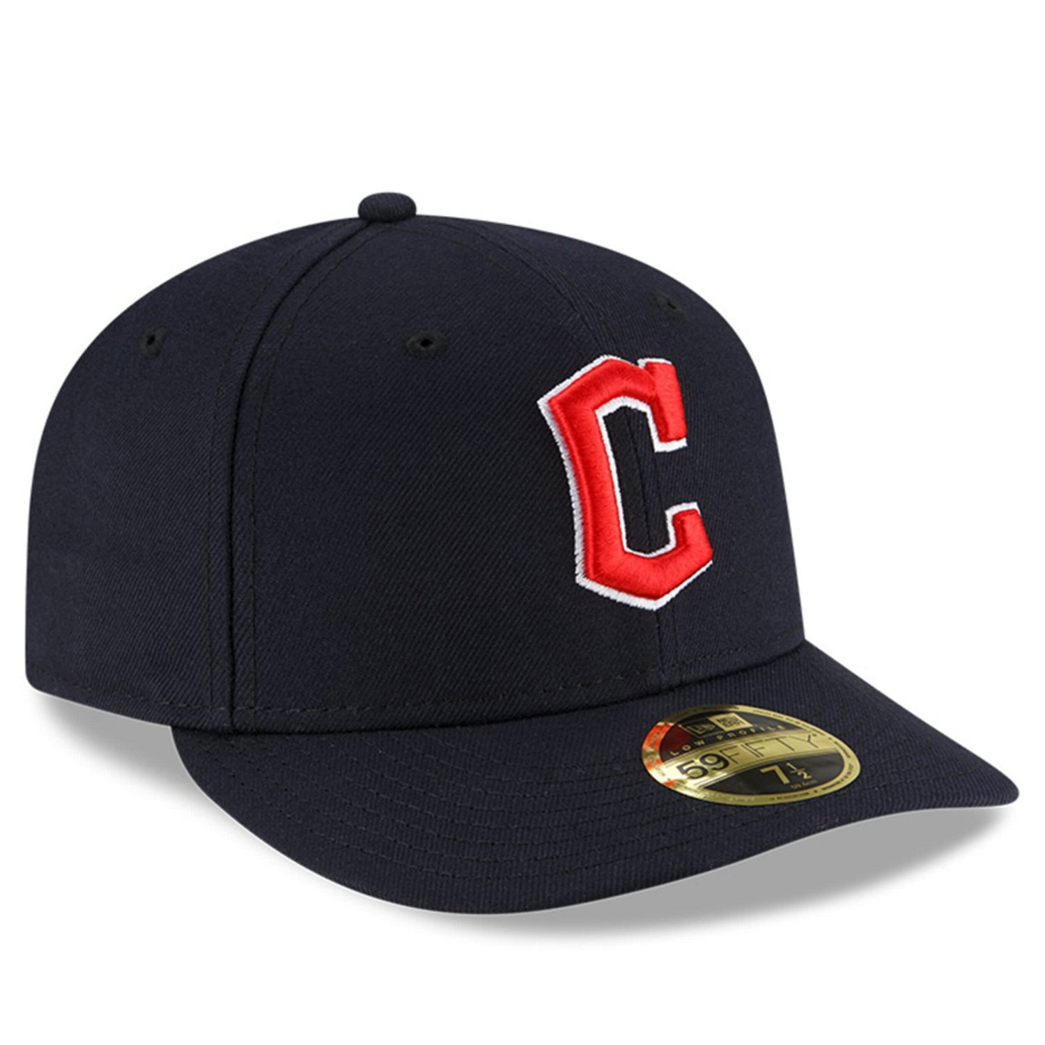 New Era Cleveland Guardians Authentic Collection On-Field Road Low Profile 59FIFTY Fitted Hat