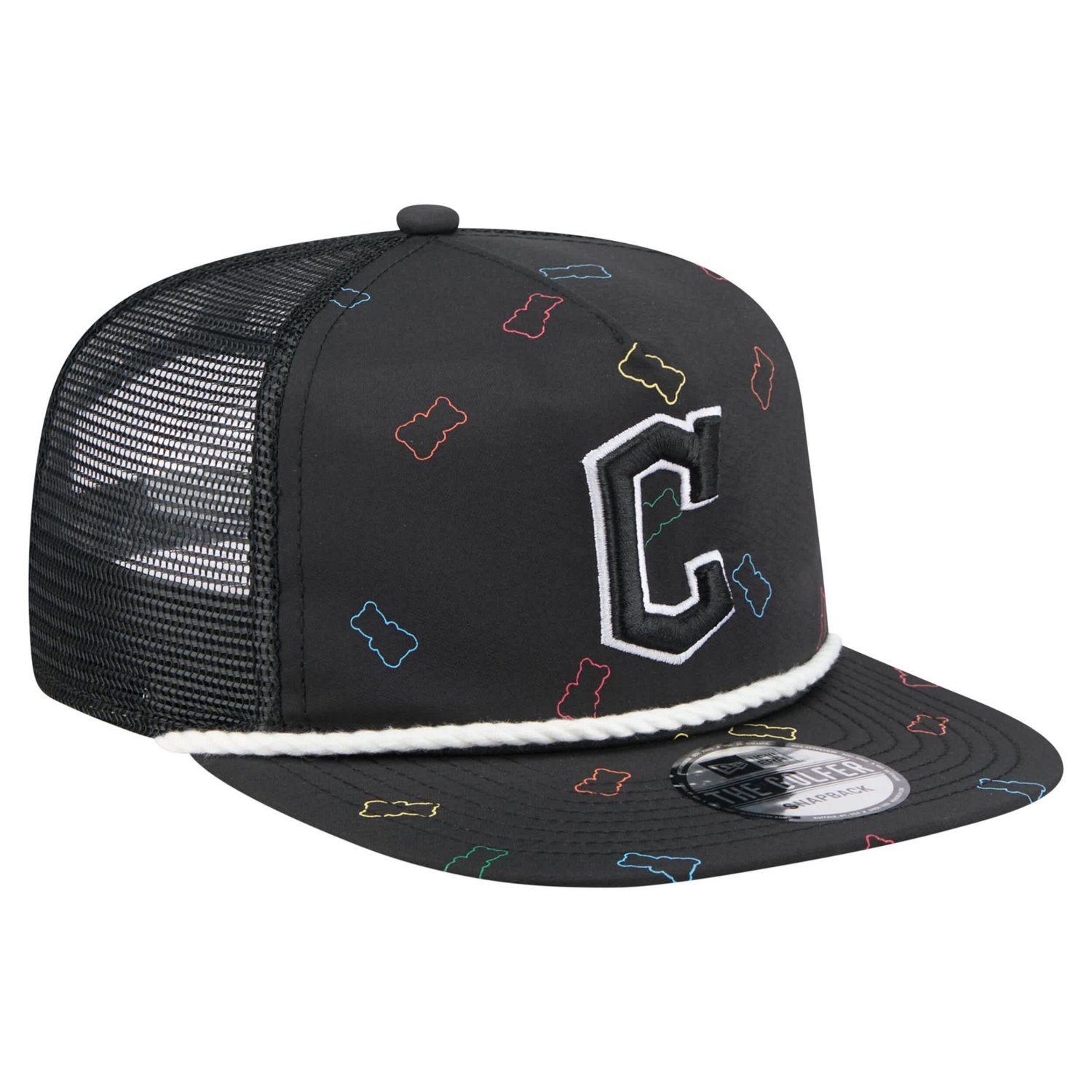 New Era Cleveland Guardians Gummy Golfer Trucker Adjustable Hat                                                                  - view number 3