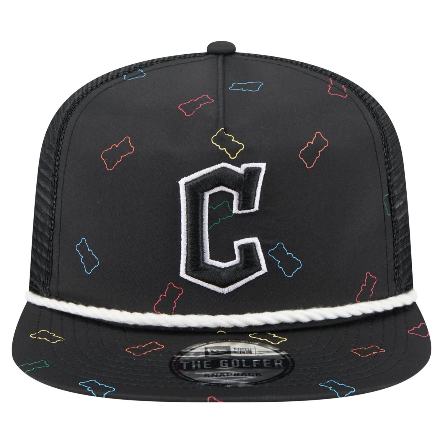 New Era Cleveland Guardians Gummy Golfer Trucker Adjustable Hat                                                                  - view number 2