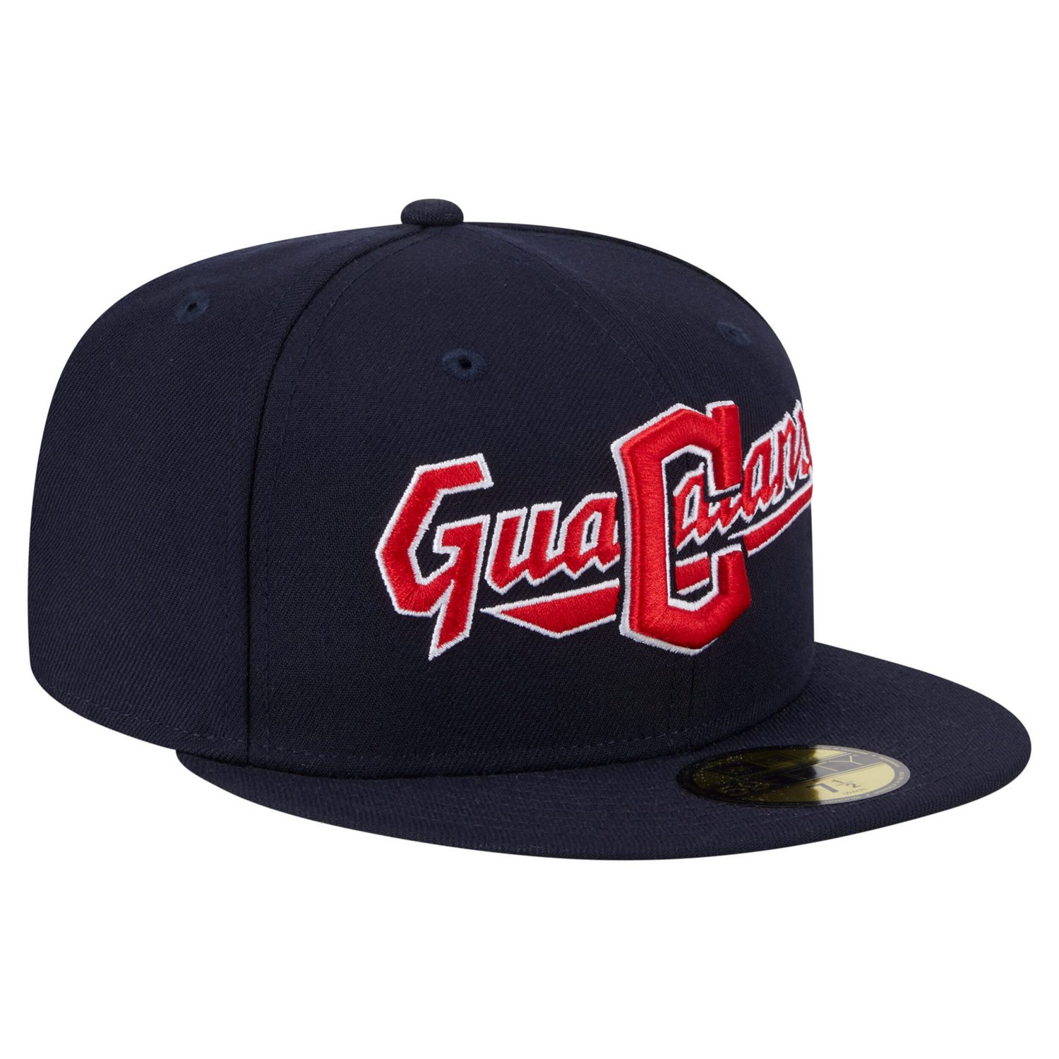 New Era Cleveland Guardians Overlap 59FIFTY Fitted Hat - view number 3