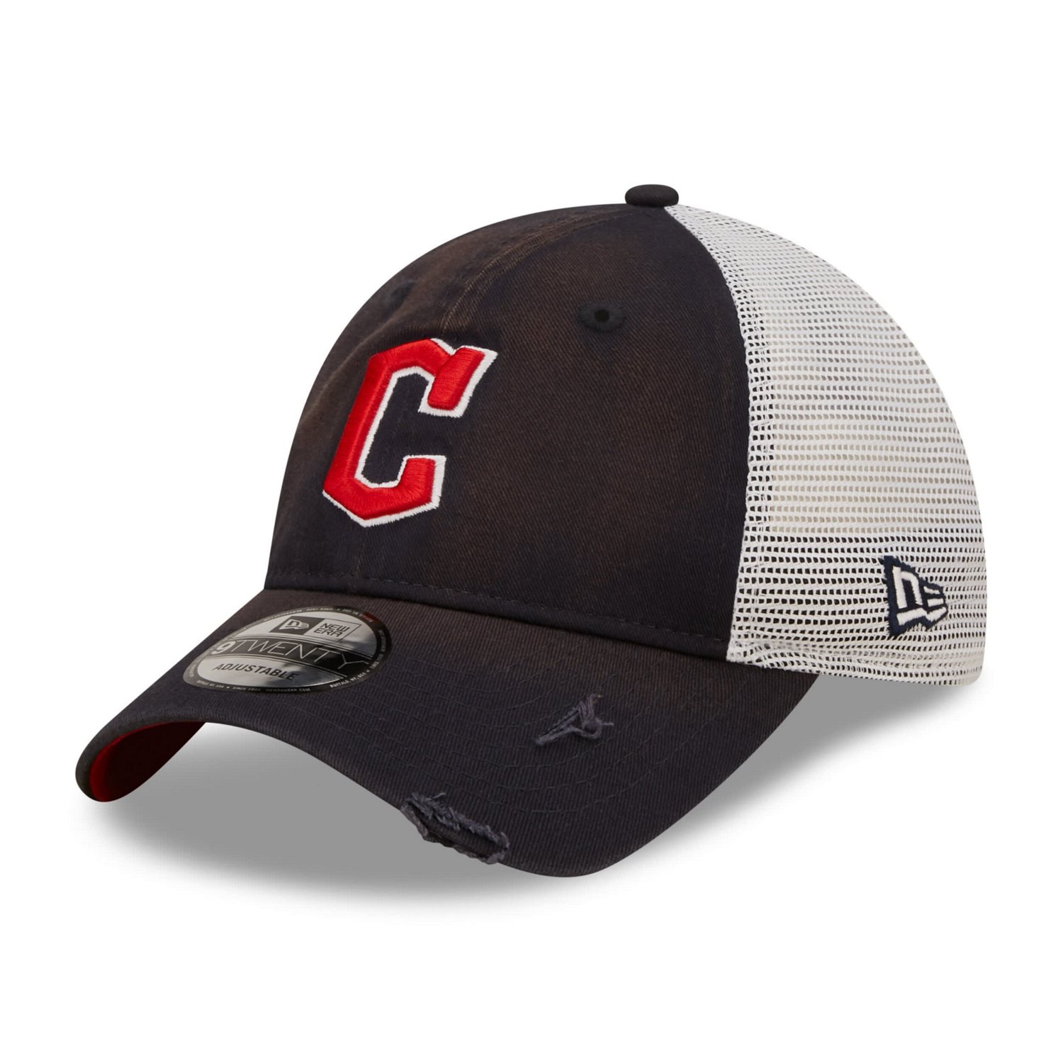 New Era Cleveland Guardians Team Rustic 9TWENTY Trucker Adjustable Hat