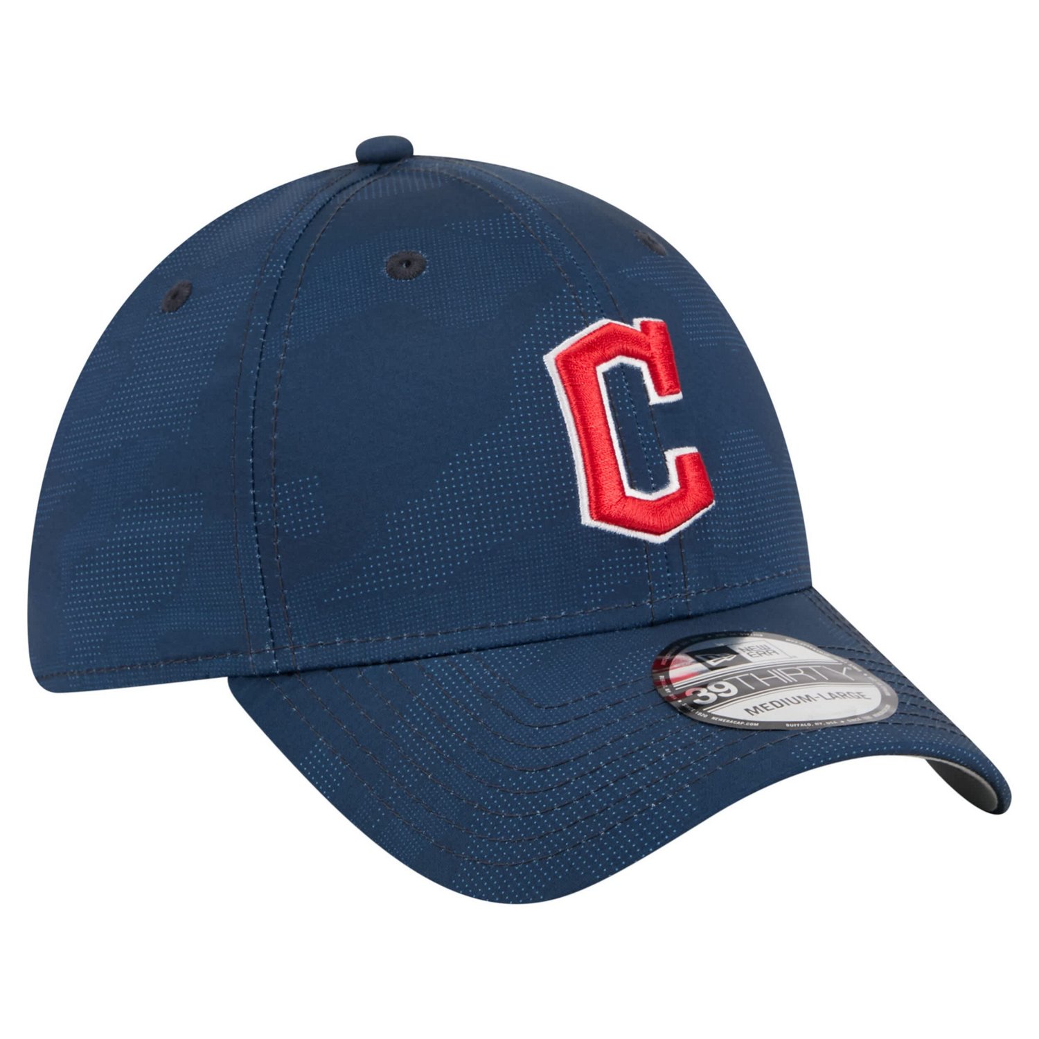 New Era Cleveland Guardians Tonal Camo 39THIRTY Flex Hat - view number 3