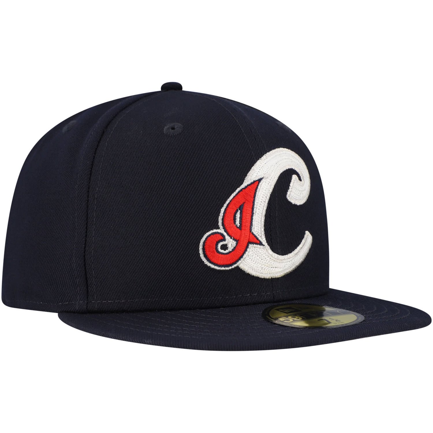 New Era Cleveland Indians Cooperstown Collection Duo Logo 20 59FIFTY Fitted Hat - view number 3