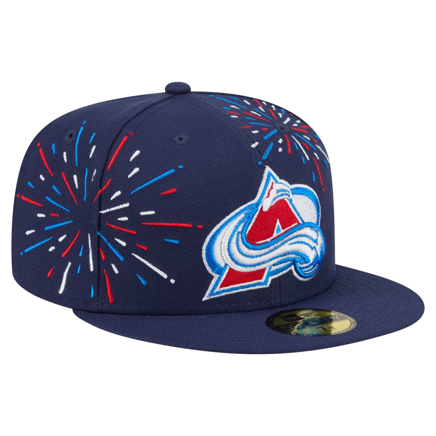 New Era Colorado Avalanche Americana Fireworks 59FIFTY Fitted Hat - view number 3