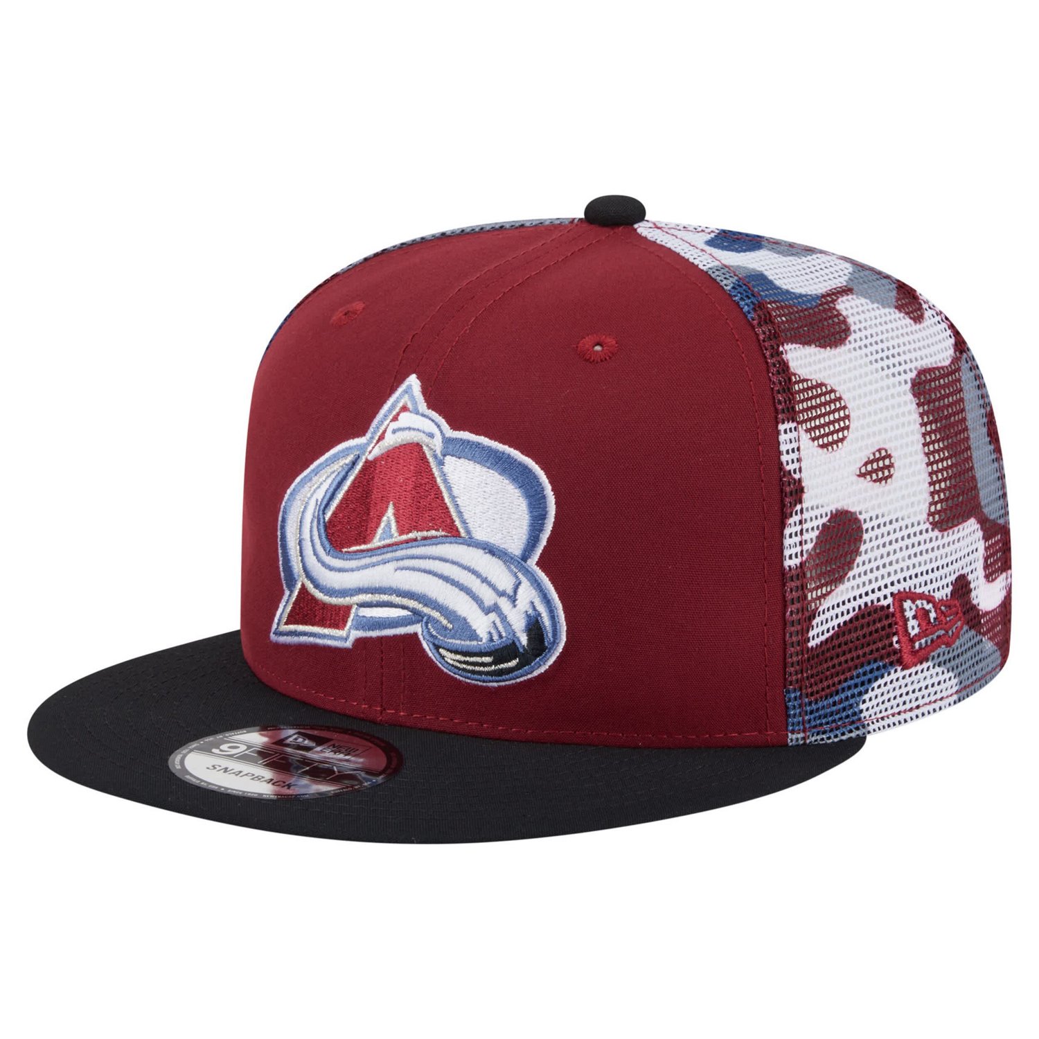 New Era Colorado Avalanche Camo Meshback 9FIFTY Snapback Hat - view number 1
