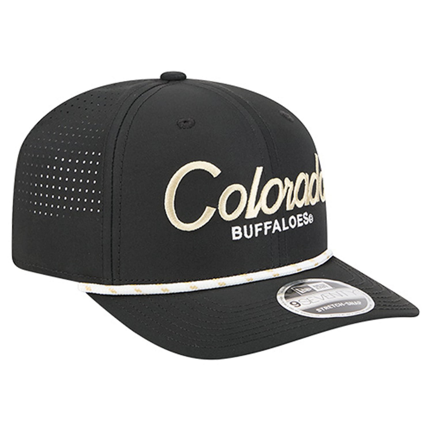 New Era Colorado Buffaloes Script Performance Rope 9SEVENTY Adjustable Hat - view number 3