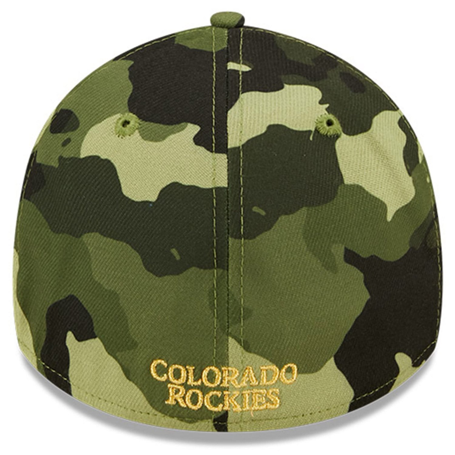 New Era Colorado Rockies 2022 Armed Forces Day 39THIRTY Flex Hat                                                                 - view number 4