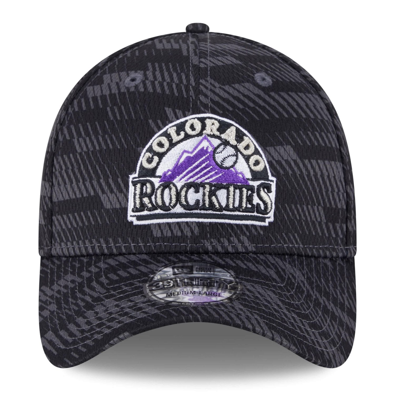 New Era Colorado Rockies 2025 MLB Clubhouse 39THIRTY Flex Hat - view number 2