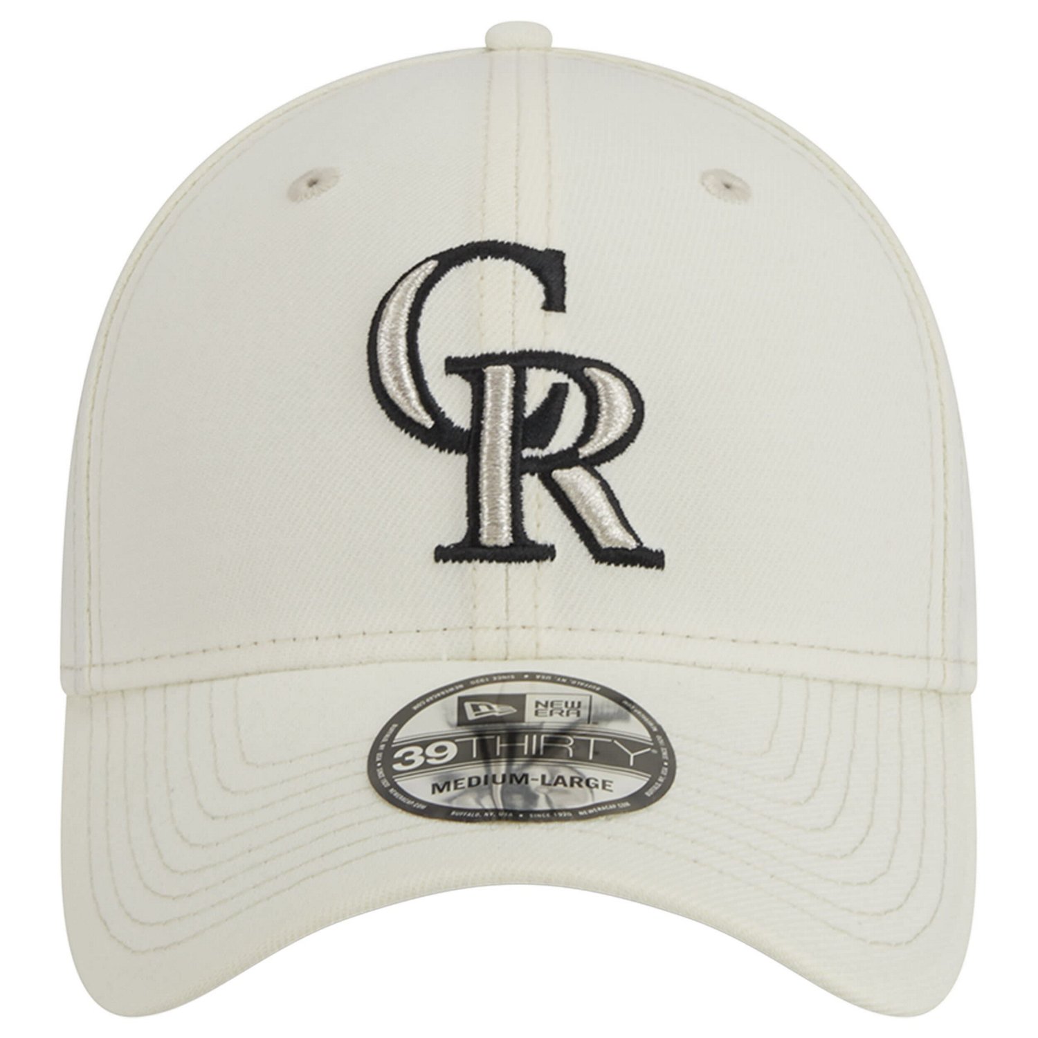 New Era Colorado Rockies Chrome Team Classic 39THIRTY Flex Hat - view number 2
