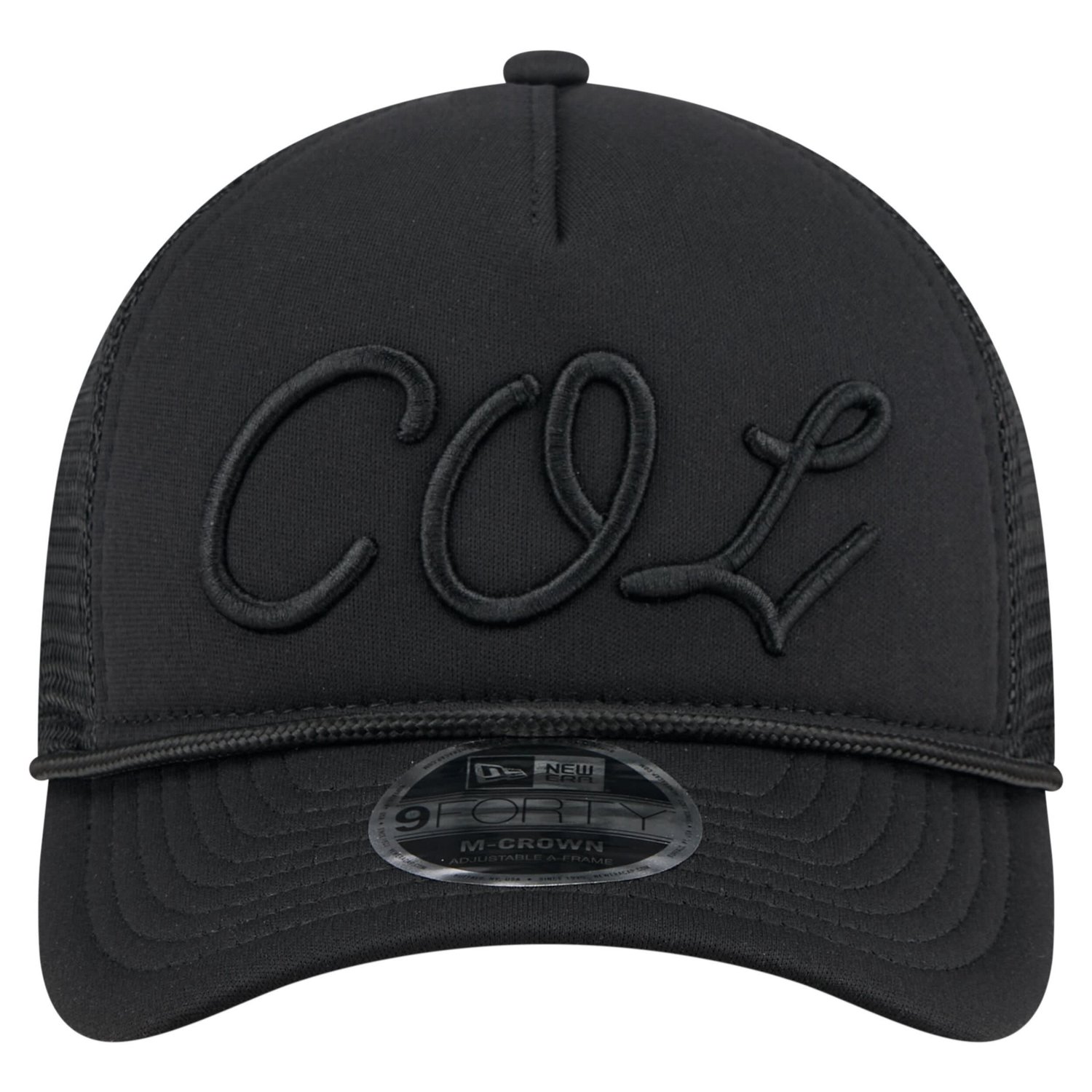 New Era Colorado Rockies City Initial 9FORTY A-Frame M-Crown Adjustable Trucker Hat - view number 2