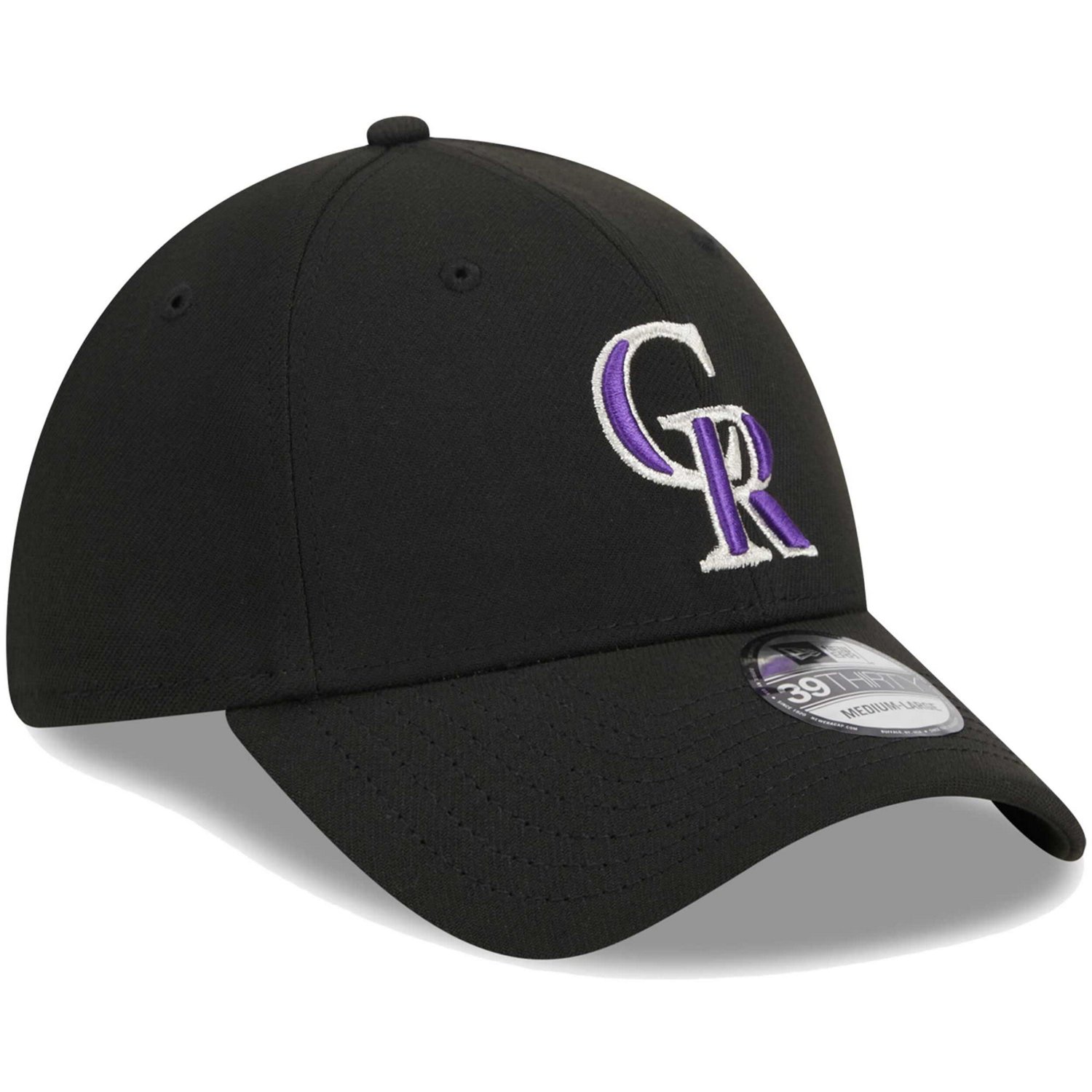 New Era Colorado Rockies Logo 39THIRTY Flex Hat - view number 3