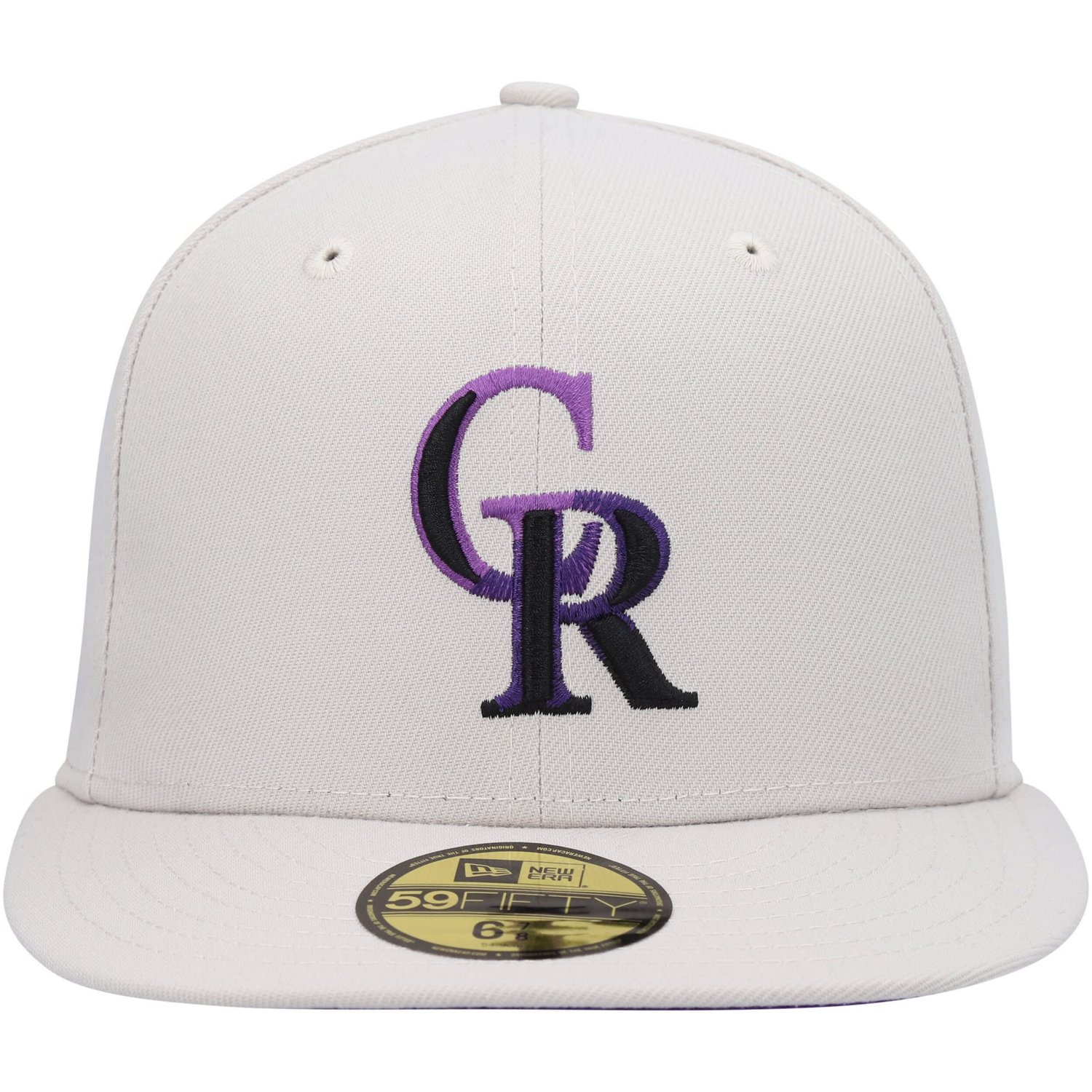 New Era Colorado Rockies Stone Dim Undervisor 59FIFTY Fitted Hat - view number 2