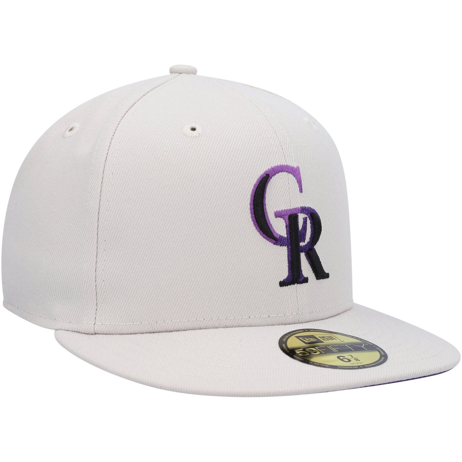 New Era Colorado Rockies Stone Dim Undervisor 59FIFTY Fitted Hat - view number 3