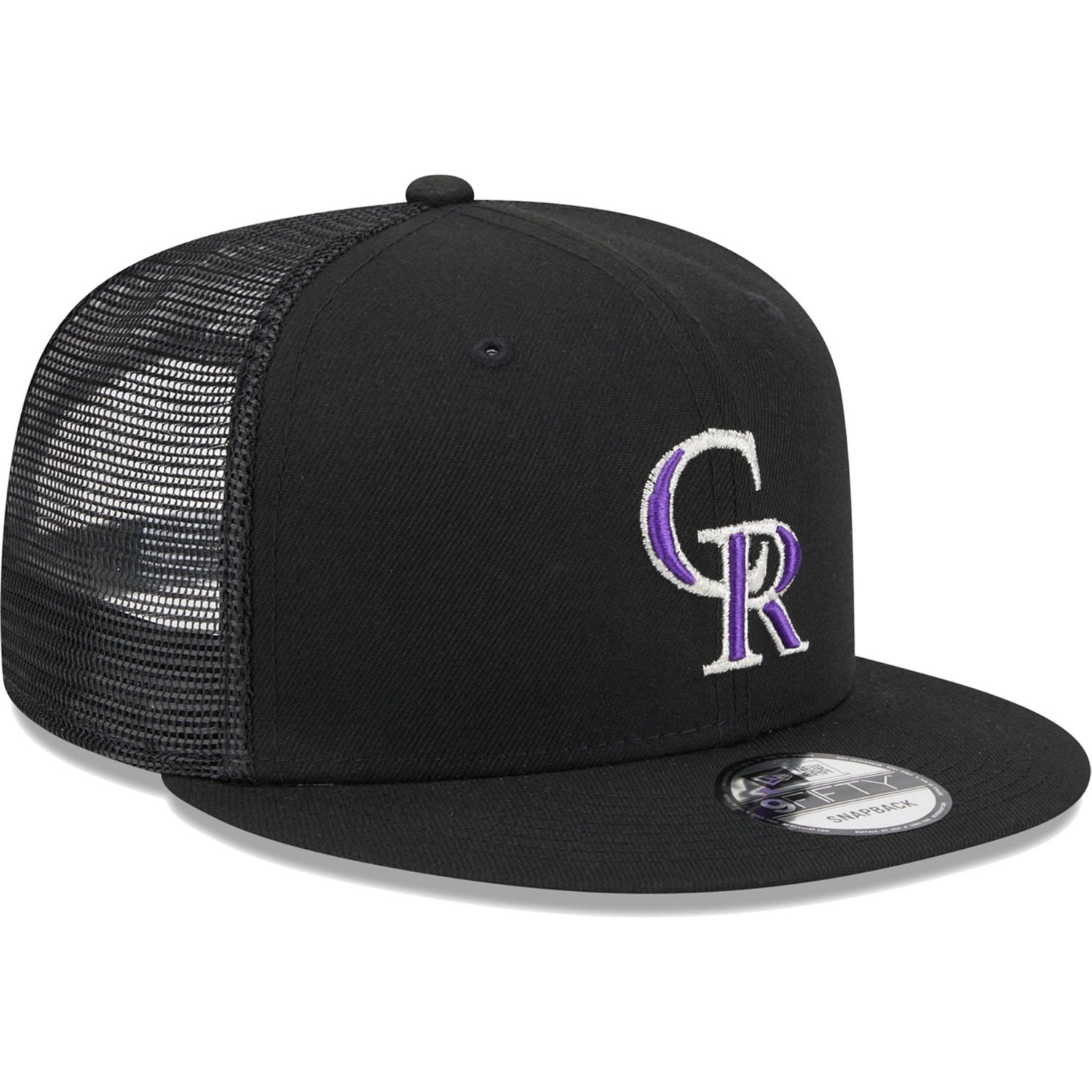 New Era Colorado Rockies Team Color Trucker 9FIFTY Snapback Hat - view number 3
