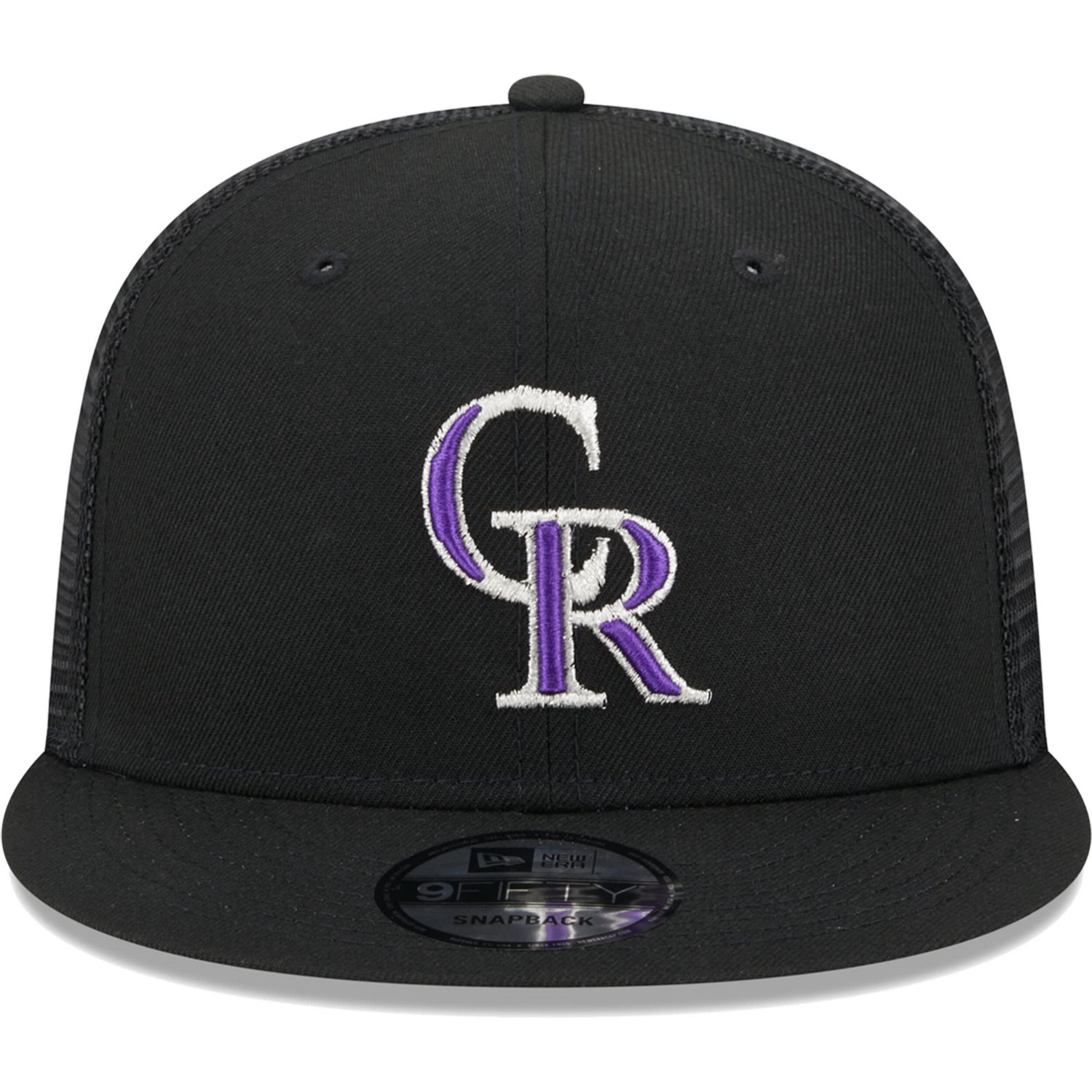 New Era Colorado Rockies Team Color Trucker 9FIFTY Snapback Hat - view number 2