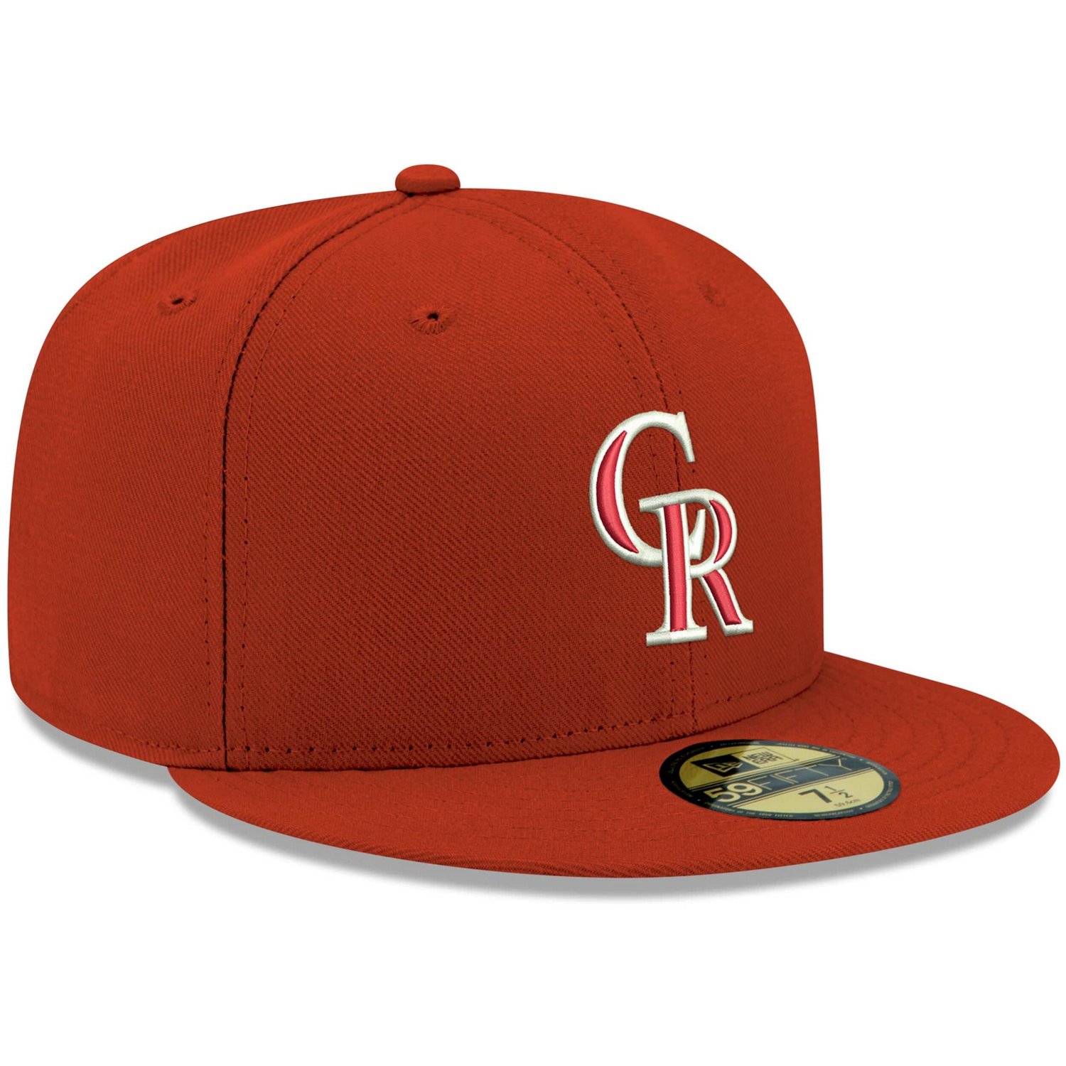 New Era Colorado Rockies White Logo 59FIFTY Fitted Hat                                                                           - view number 3