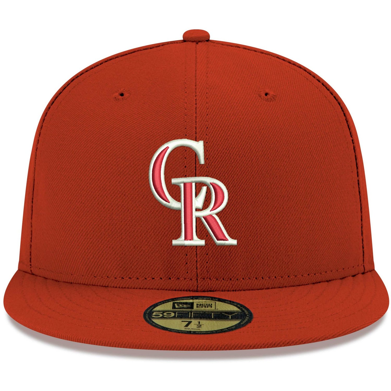 New Era Colorado Rockies White Logo 59FIFTY Fitted Hat                                                                           - view number 2