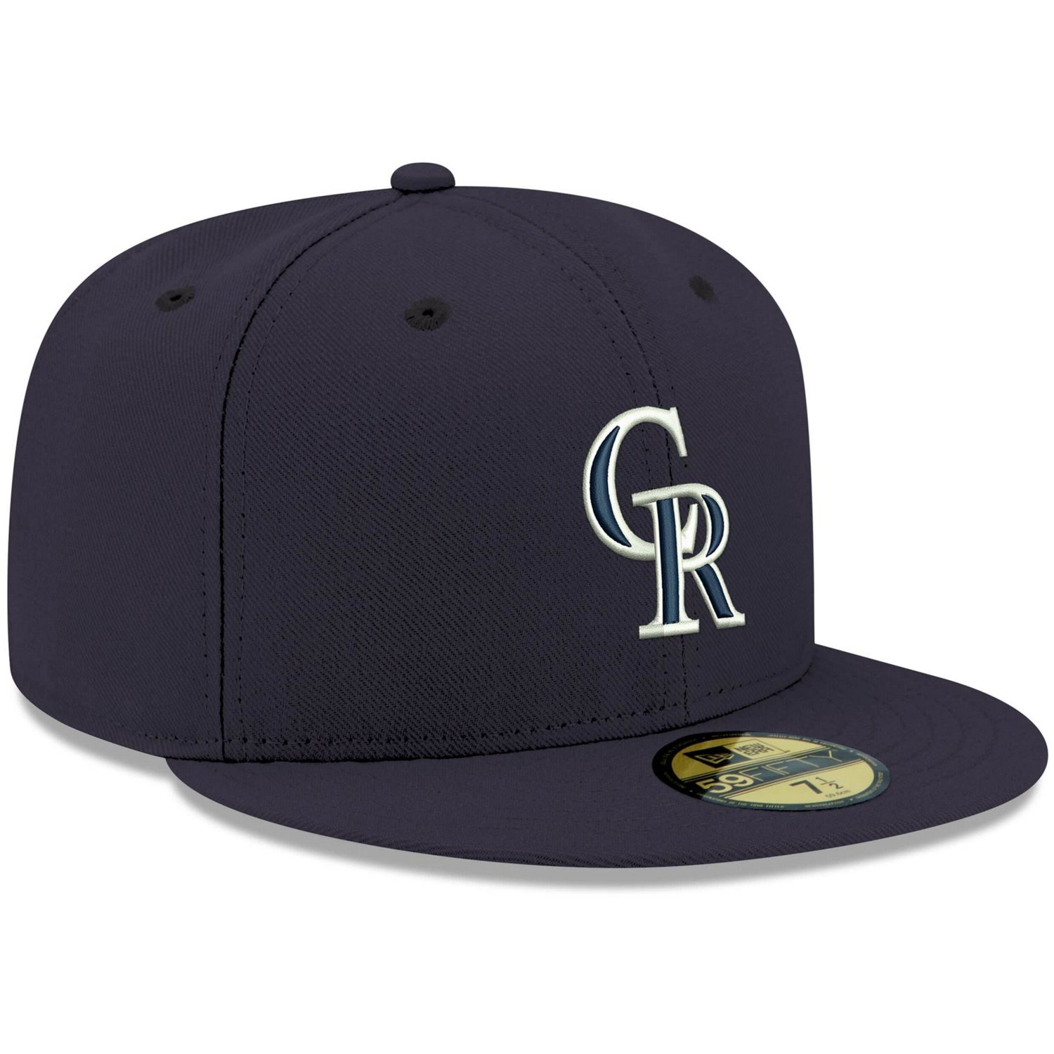New Era Colorado Rockies White Logo 59FIFTY Fitted Hat                                                                           - view number 3