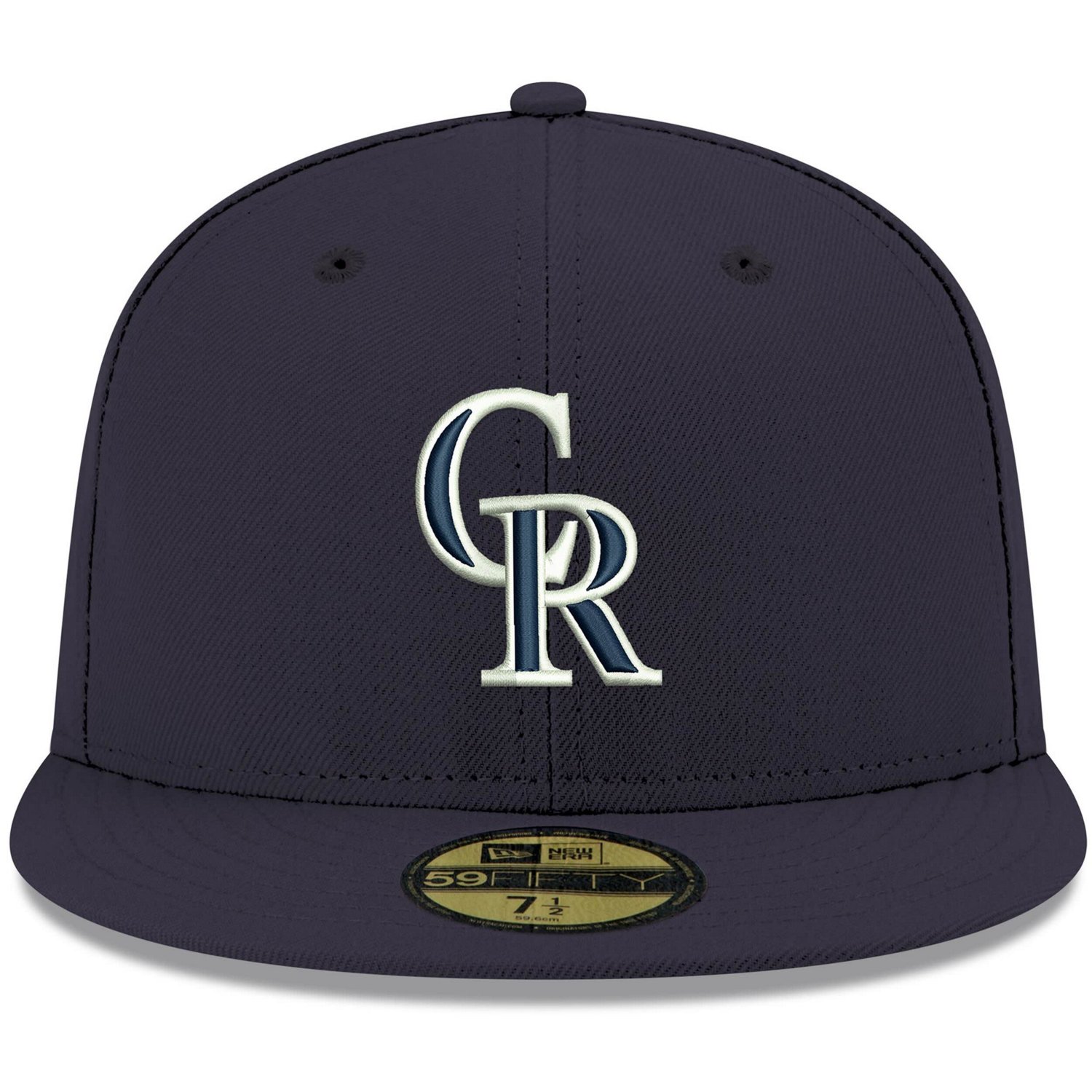 New Era Colorado Rockies White Logo 59FIFTY Fitted Hat                                                                           - view number 2