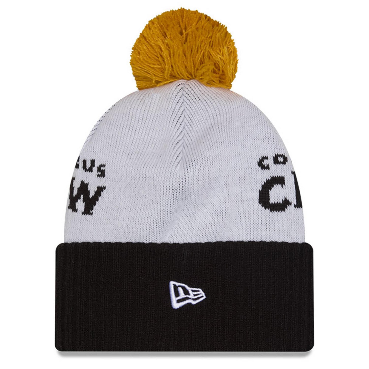 New Era Columbus Crew 2025 Jersey Hook Cuffed Knit Hat With Pom - view number 2