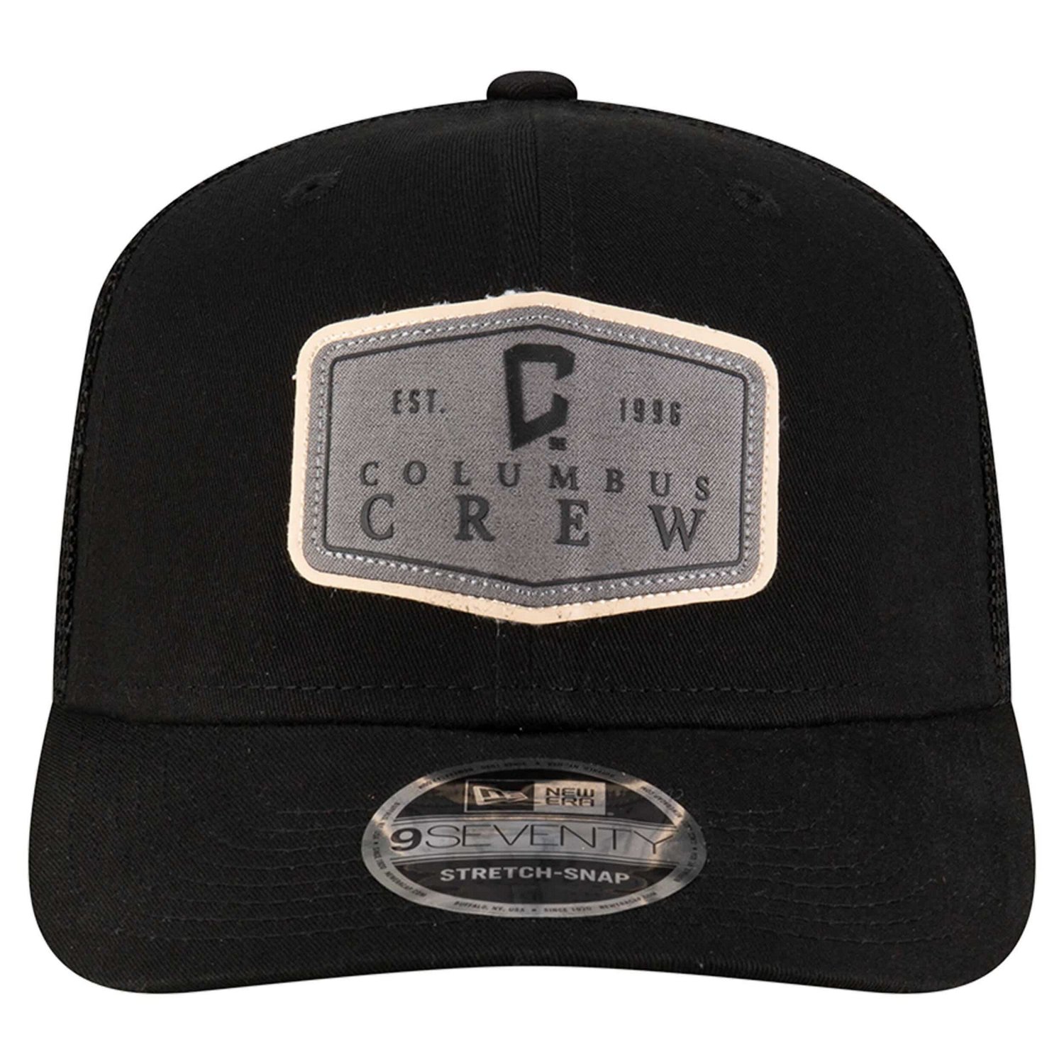 New Era Columbus Crew Labeled 9SEVENTY Trucker Stretch-Snap Adjustable Hat