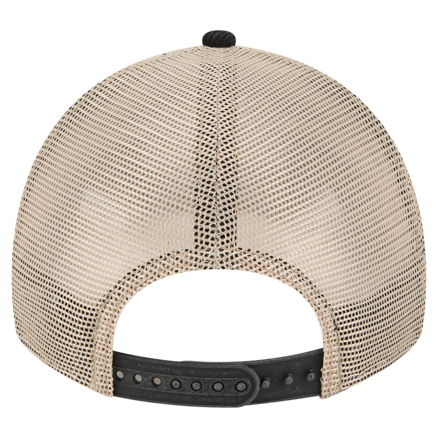 New Era Cream Boston Bruins Vintage Landscape 9TWENTY A-Frame Adjustable Trucker Hat - view number 4