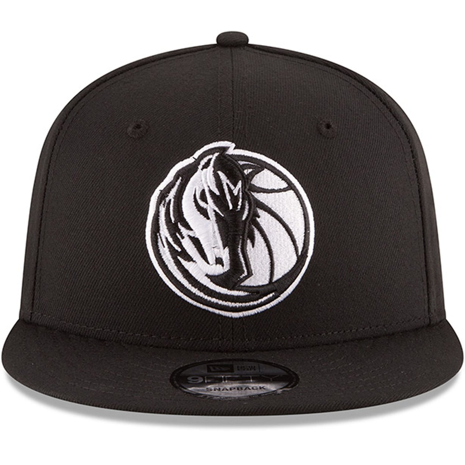 New Era Dallas Mavericks  White Logo 9FIFTY Adjustable Snapback Hat - view number 2