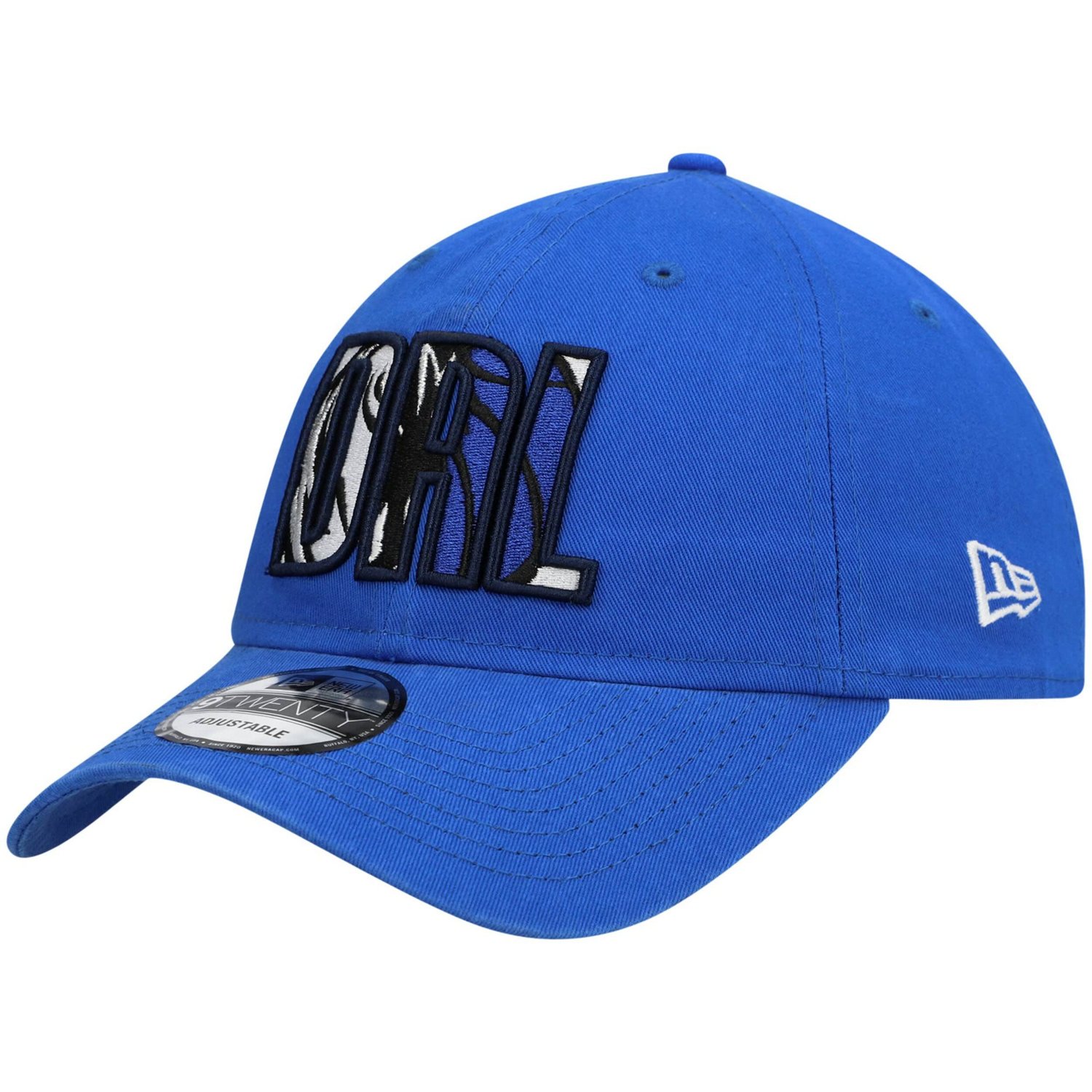 New Era Dallas Mavericks 2021 NBA Draft 9TWENTY Adjustable Hat - view number 3