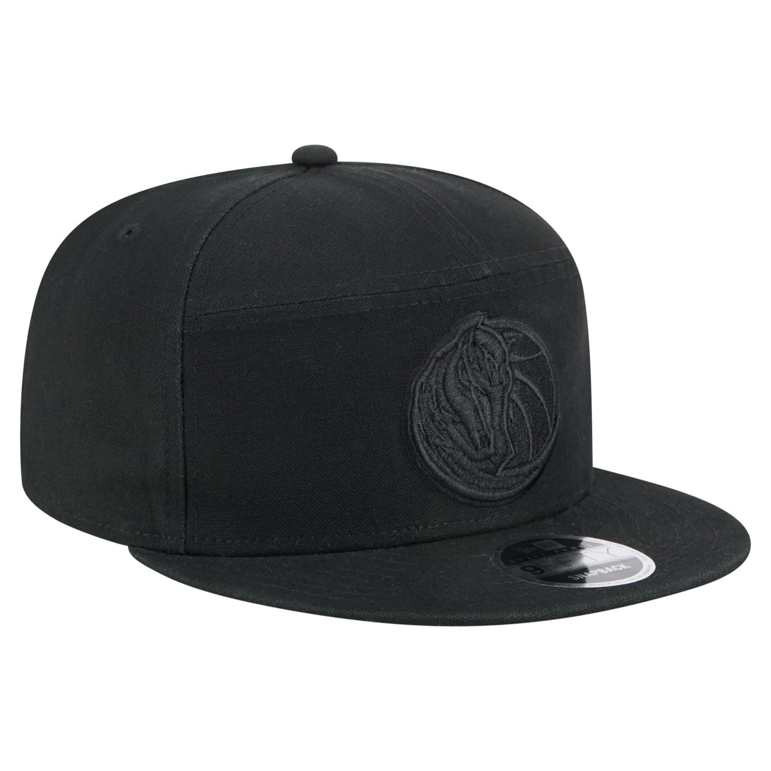 New Era Dallas Mavericks Adventure Canvas Split Panel 9FIFTY Snapback Hat - view number 3