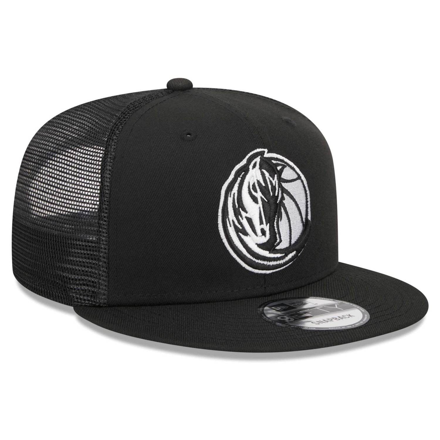 New Era Dallas Mavericks Evergreen 9FIFTY Trucker Snapback Hat - view number 3