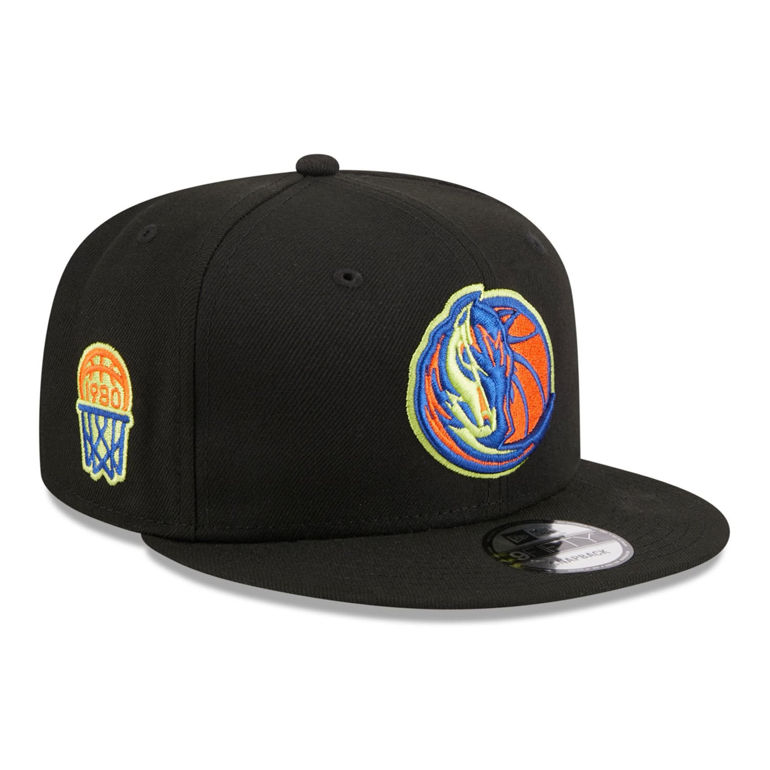 New Era Dallas Mavericks Neon Pop 9FIFTY Snapback Hat