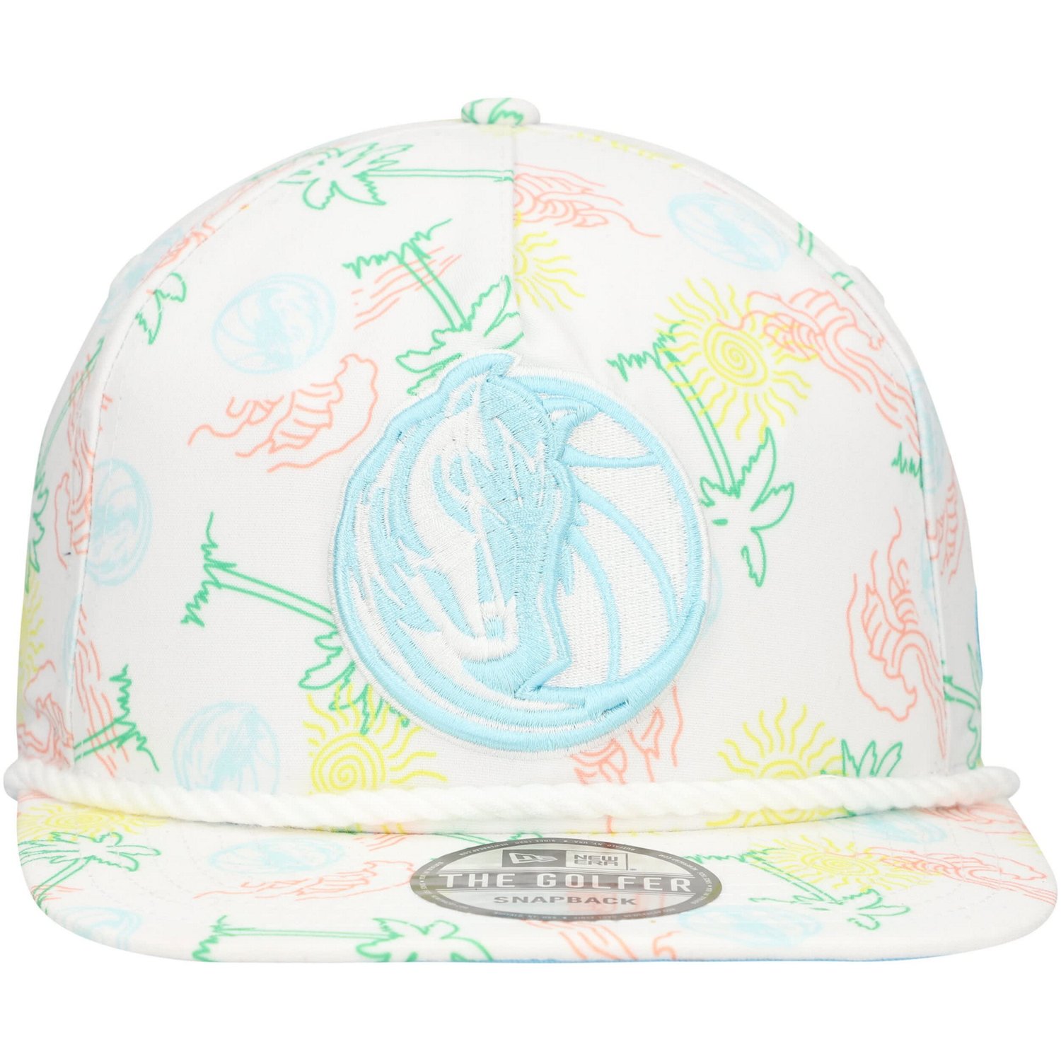New Era Dallas Mavericks Palm Trees and Waves Golfer Adjustable Hat                                                              - view number 2