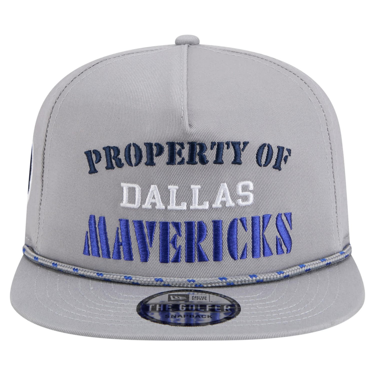 New Era Dallas Mavericks Throwback Property Of Golfer Snapback Hat - view number 2