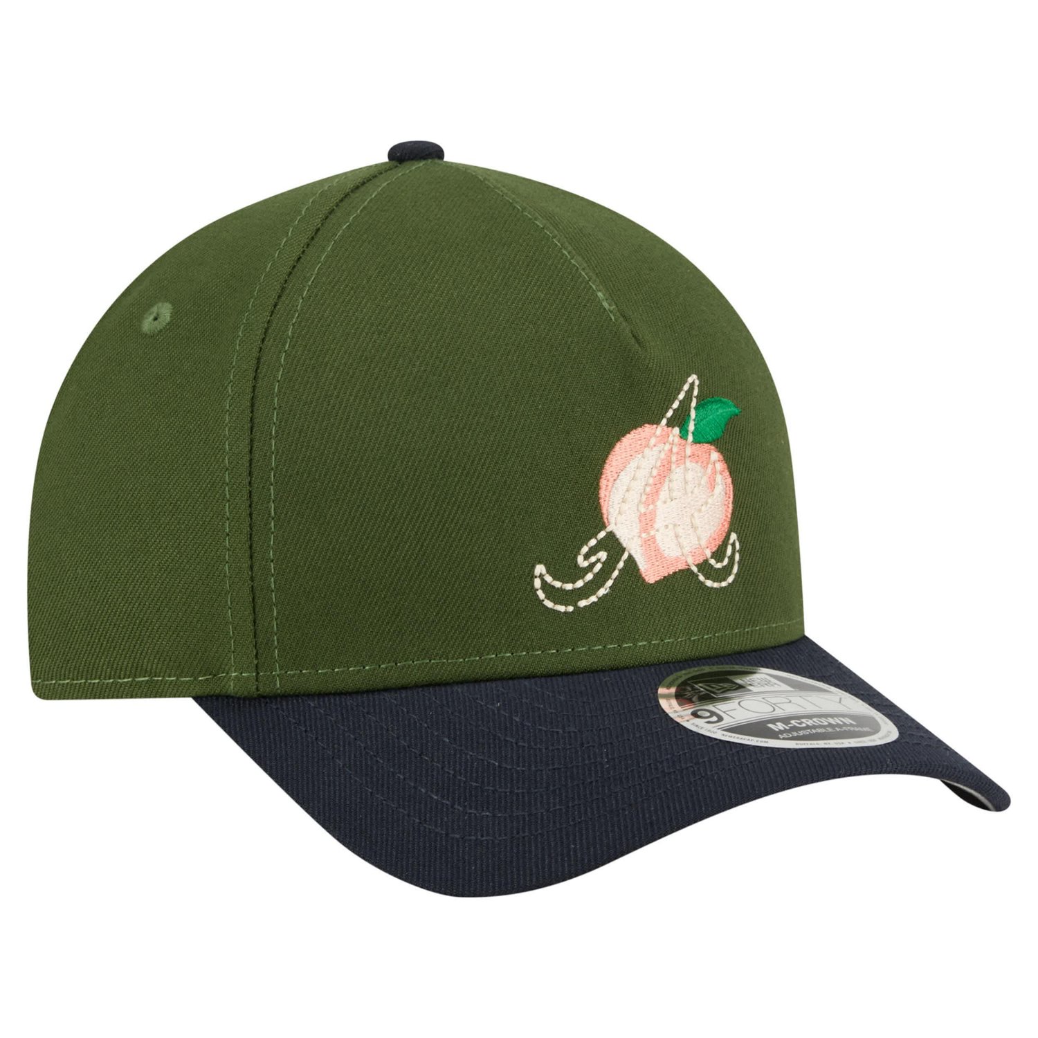 New Era Dark Atlanta Braves City Feature 9FORTY A-Frame Adjustable Hat - view number 3