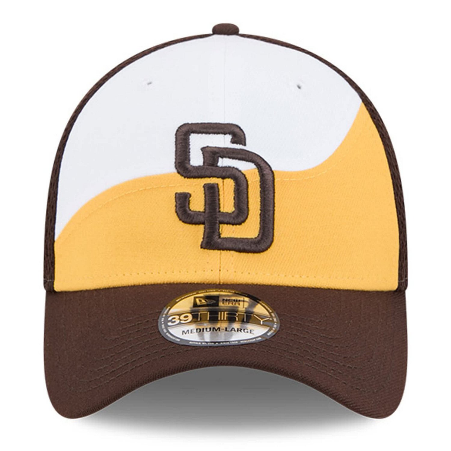 New Era Dark Brown San Diego Padres 2025 Spring Training 39THIRTY Flex Hat                                                       - view number 2