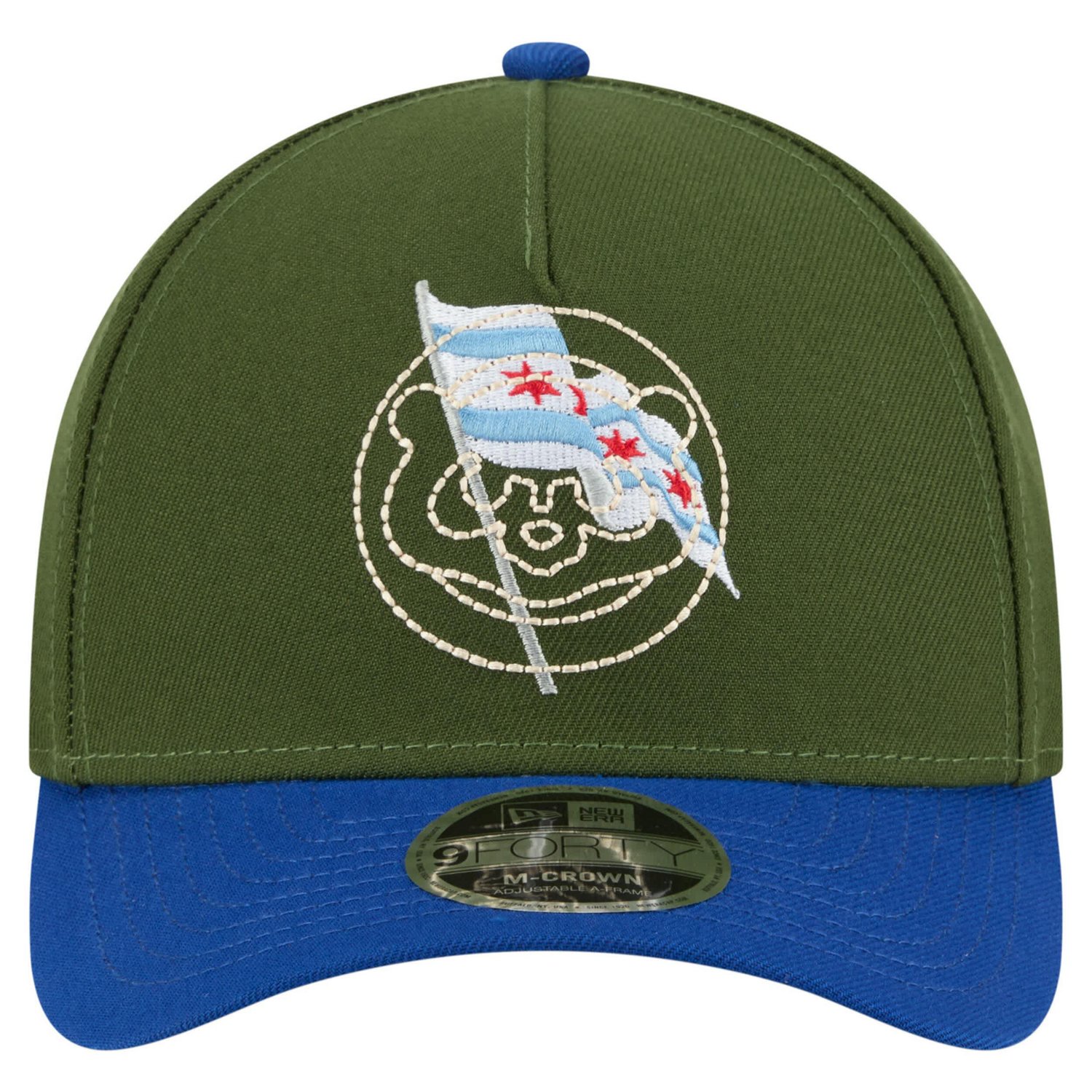 New Era Dark Chicago Cubs City Feature 9FORTY A-Frame Adjustable Hat - view number 2