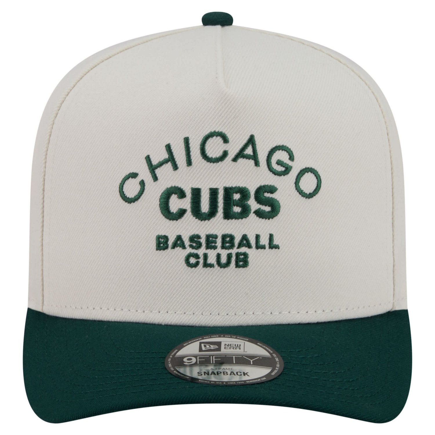 New Era Dark Green Chicago Cubs Chrome A-Frame 9FIFTY Snapback Hat - view number 2