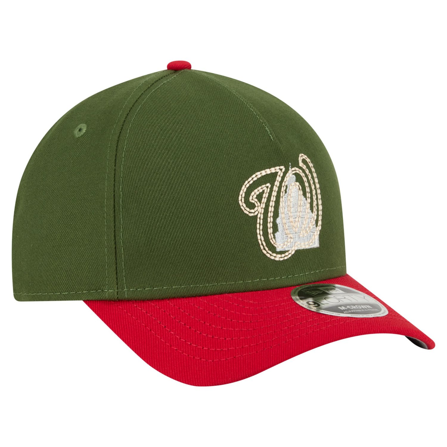 New Era Dark Washington Nationals City Feature 9FORTY A-Frame Adjustable Hat