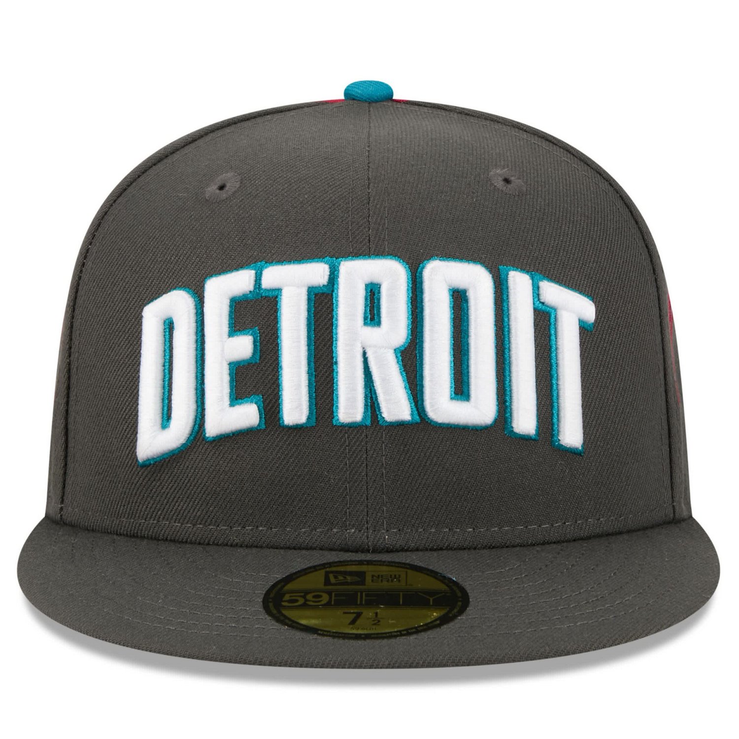 New Era Deep Detroit Pistons 2025 26 City Edition 59FIFTY Fitted Hat - view number 2