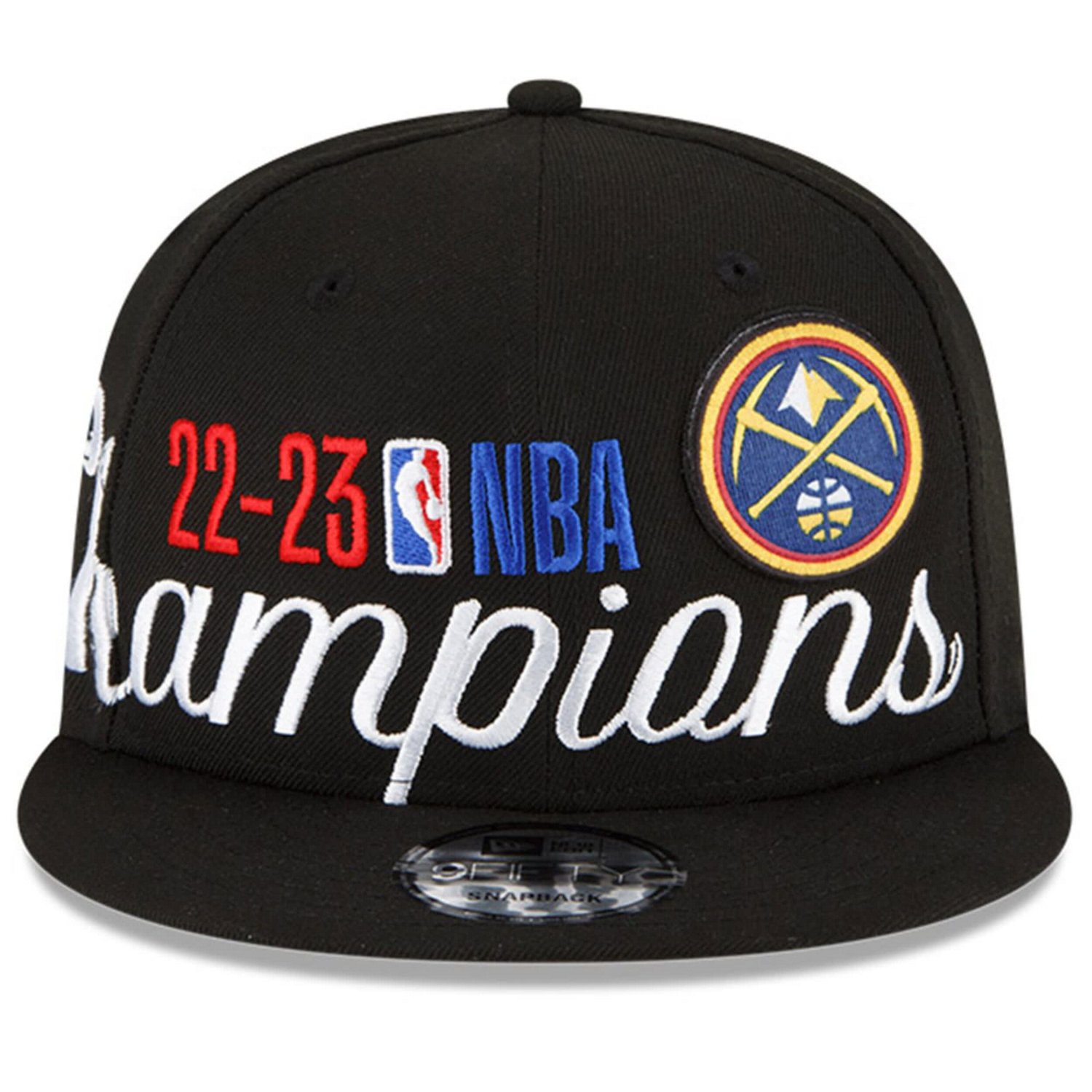 New Era Denver Nuggets 2023 NBA Finals Champions Locker Room 9FIFTY Snapback Hat - view number 2