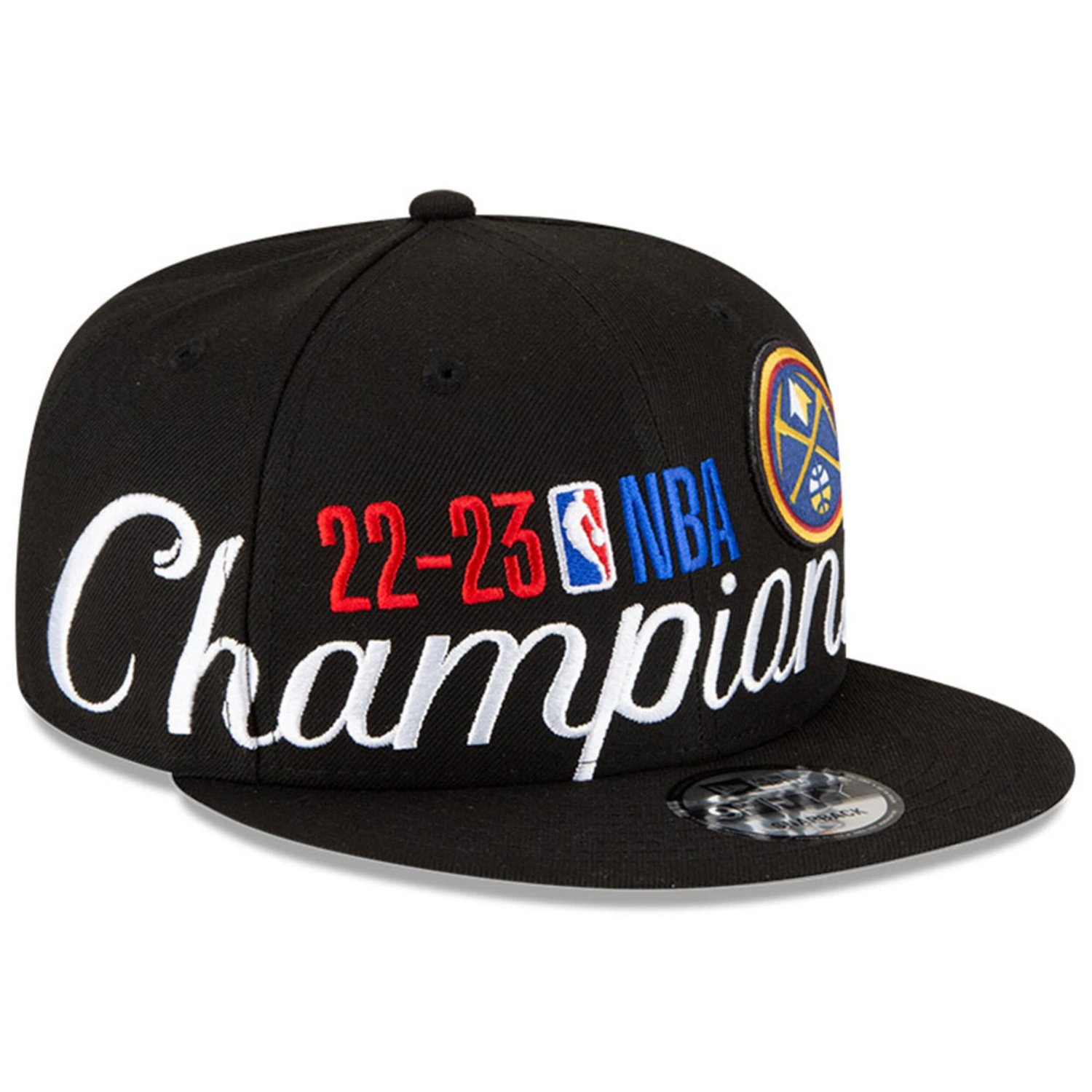 New Era Denver Nuggets 2023 NBA Finals Champions Locker Room 9FIFTY Snapback Hat - view number 1