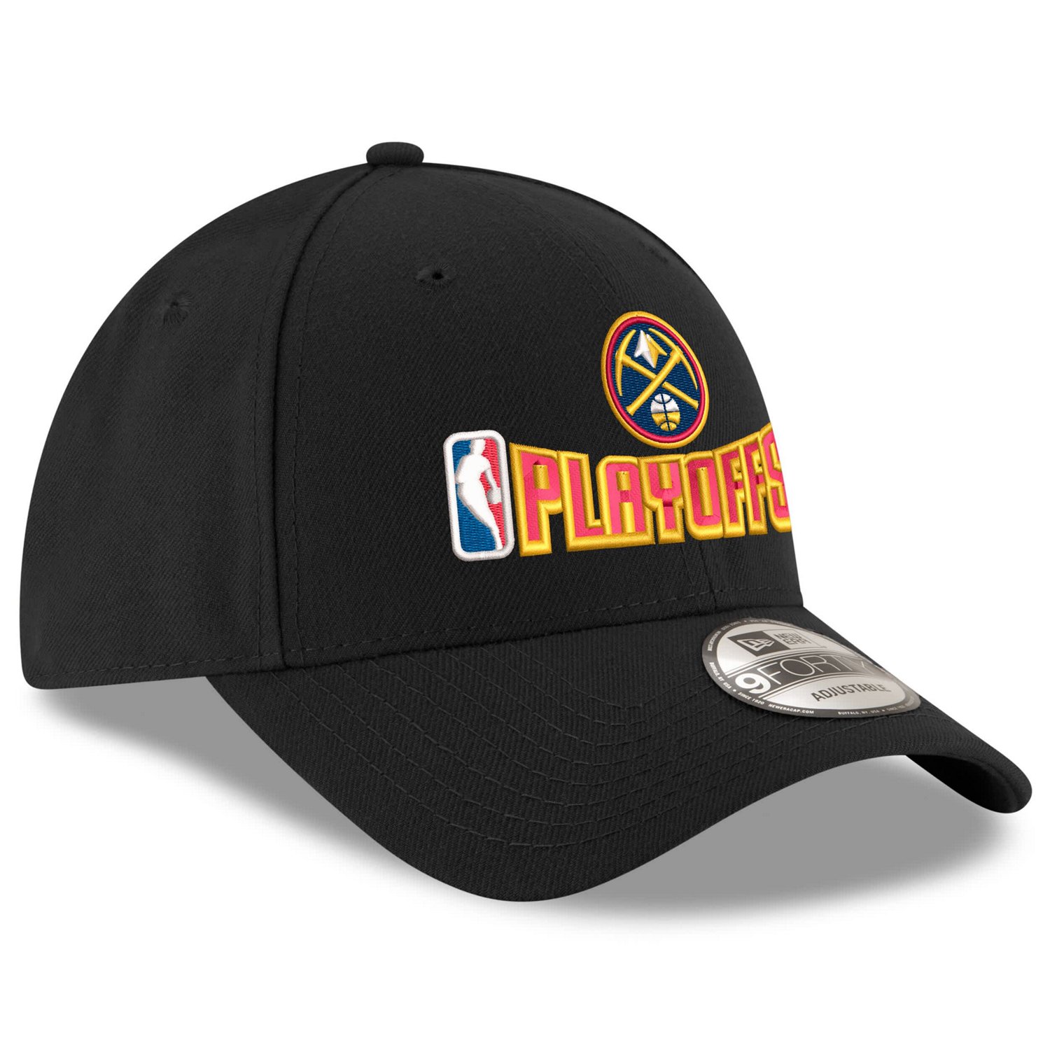 New Era Denver Nuggets 2025 NBA Playoffs 9FORTY Adjustable Hat - view number 3