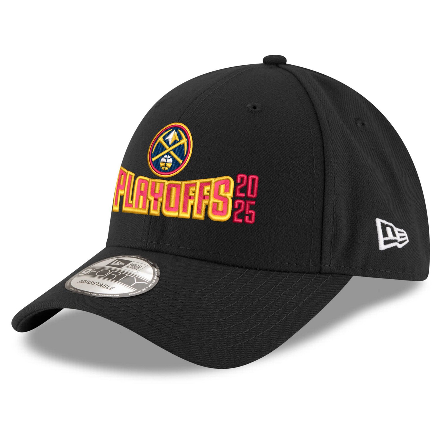 New Era Denver Nuggets 2025 NBA Playoffs 9FORTY Adjustable Hat - view number 1