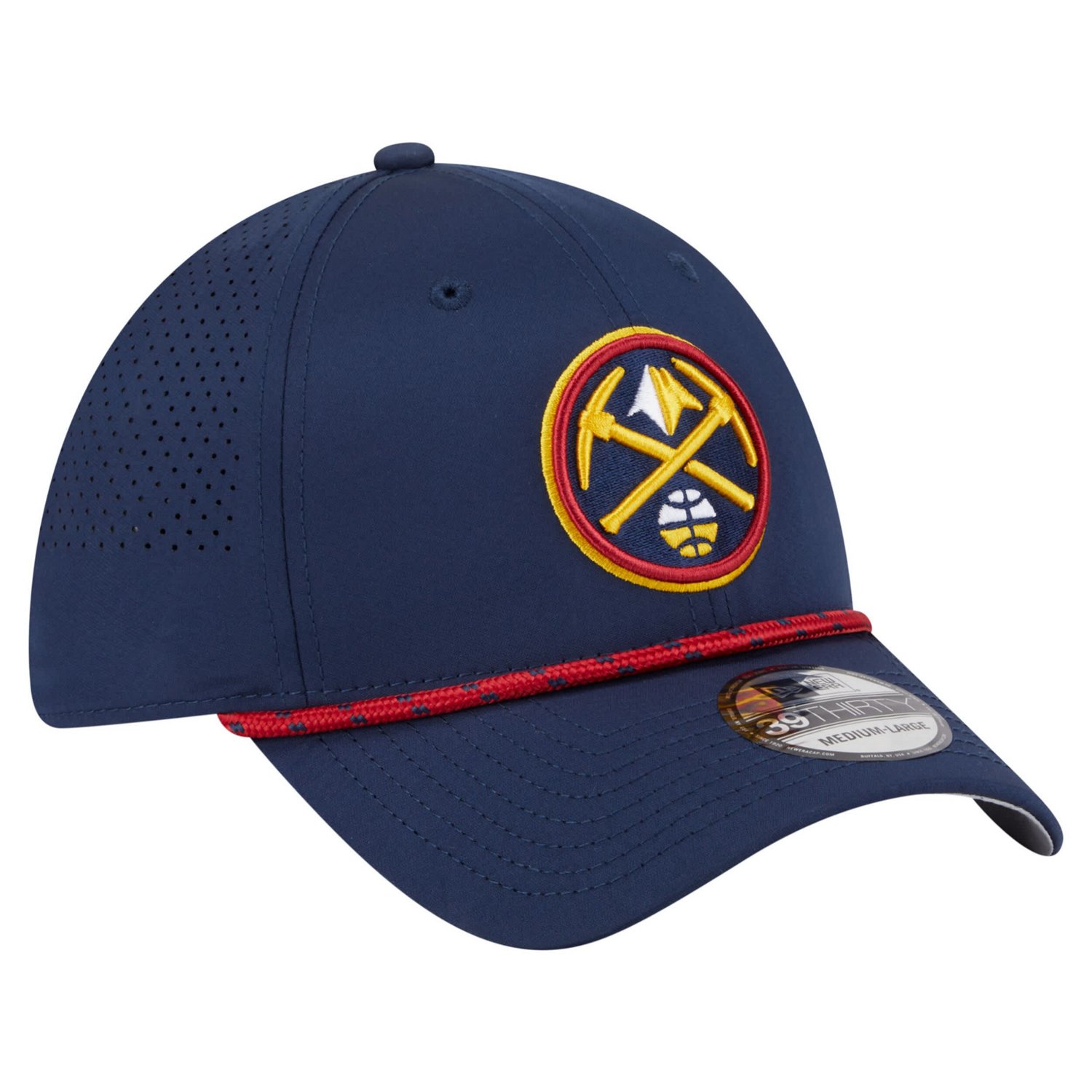 New Era Denver Nuggets Featherweight Poly Rope Flex 39Thirty Hat - view number 3