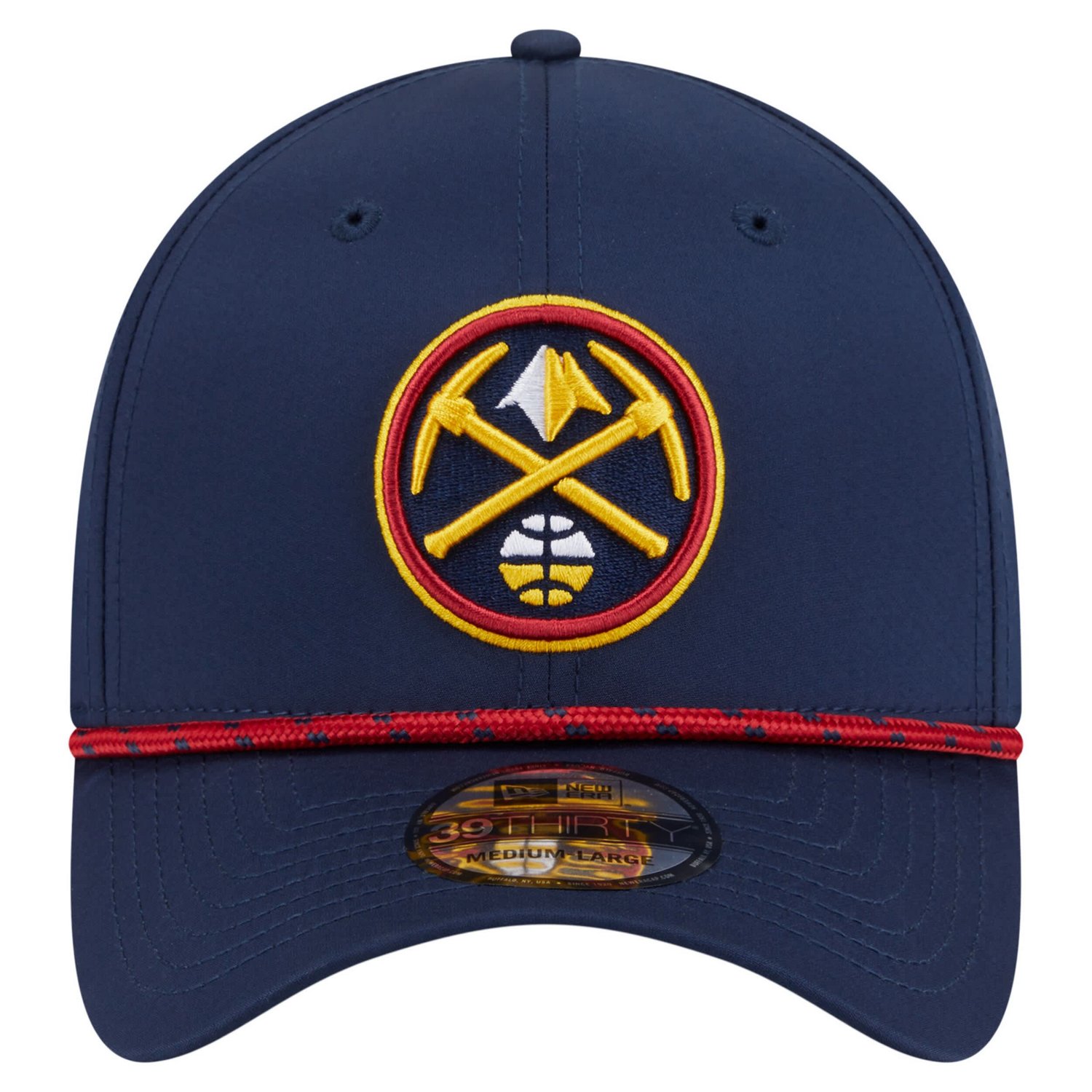 New Era Denver Nuggets Featherweight Poly Rope Flex 39Thirty Hat - view number 2