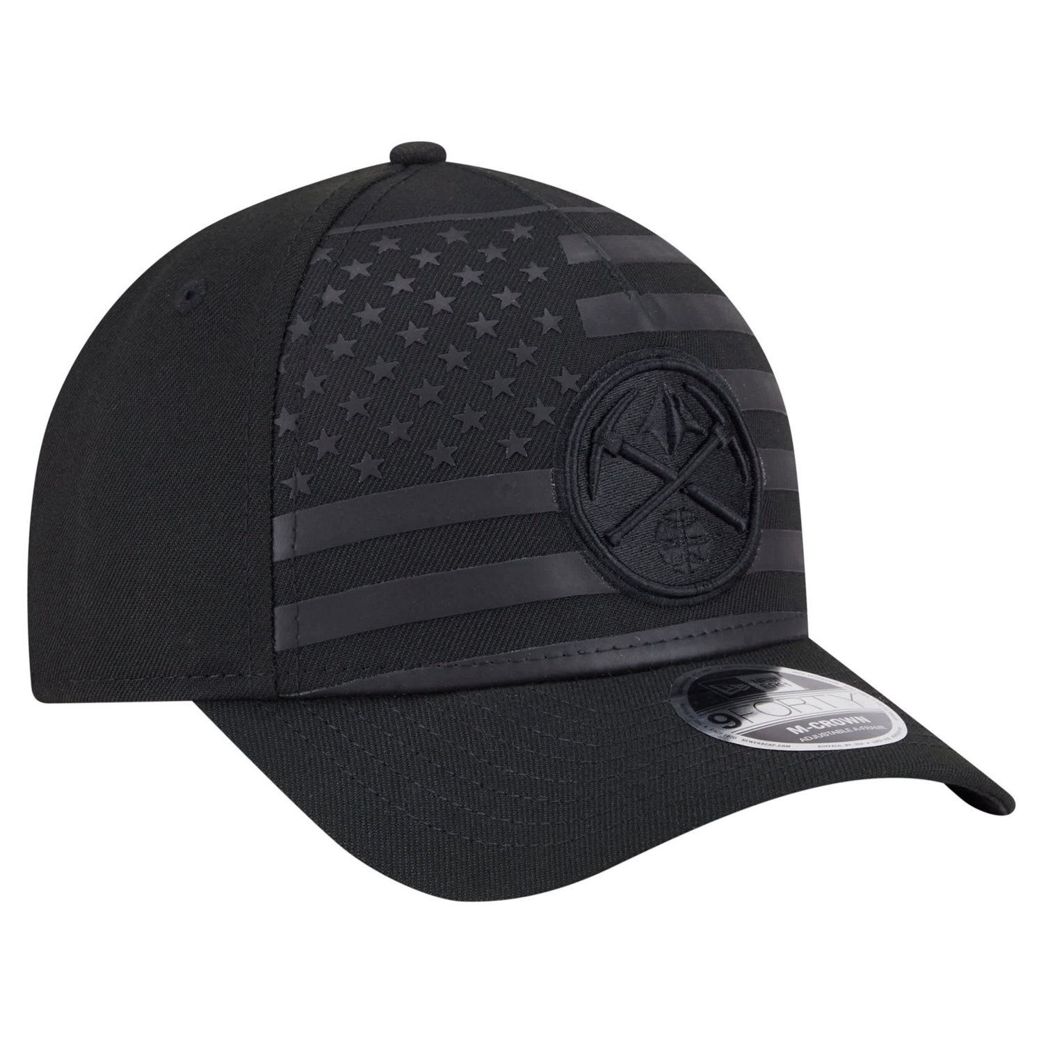 New Era Denver Nuggets Game Day Flag A-Frame 9FORTY Adjustable Hat                                                               - view number 3