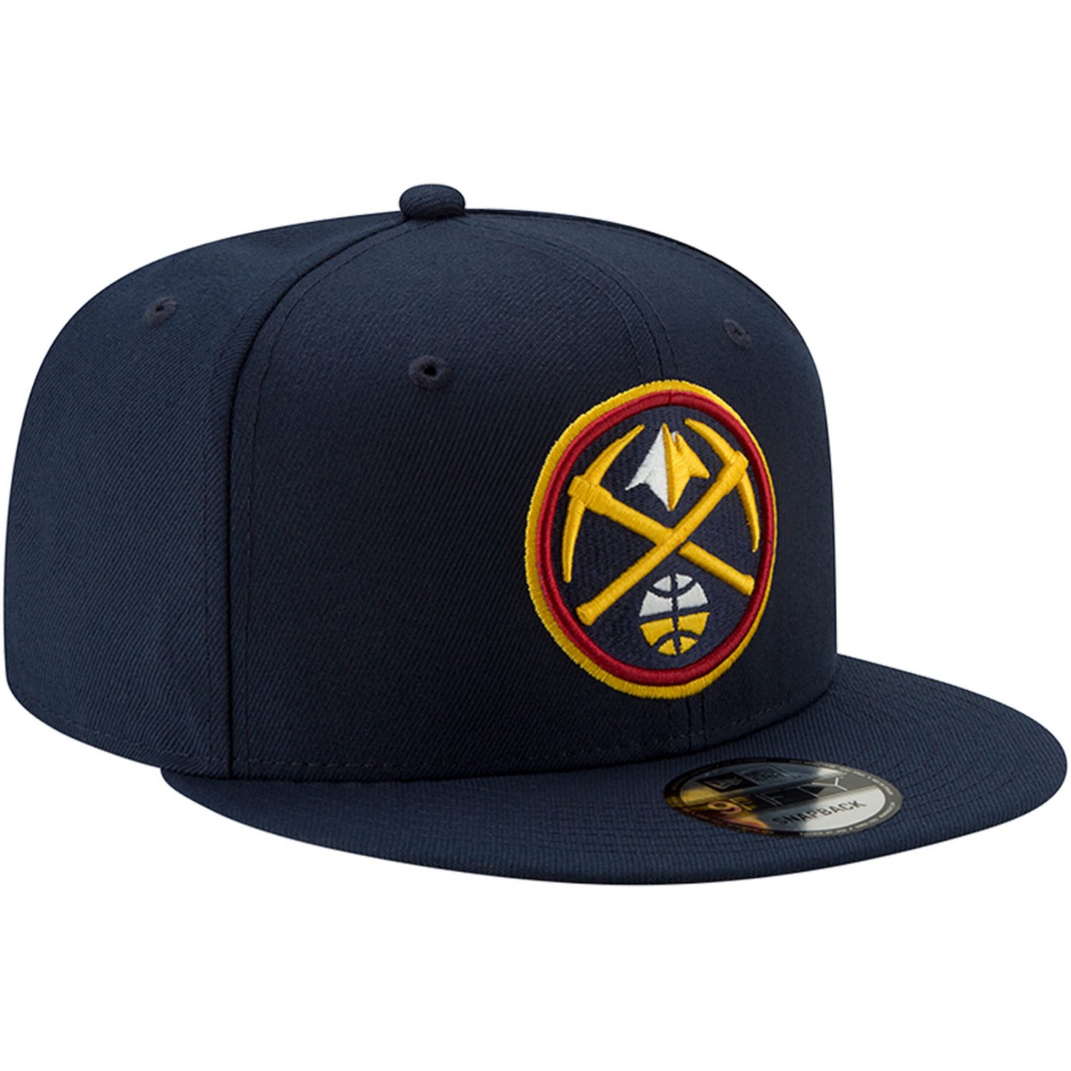 New Era Denver Nuggets Official Team Color 9FIFTY Snapback Hat - view number 3